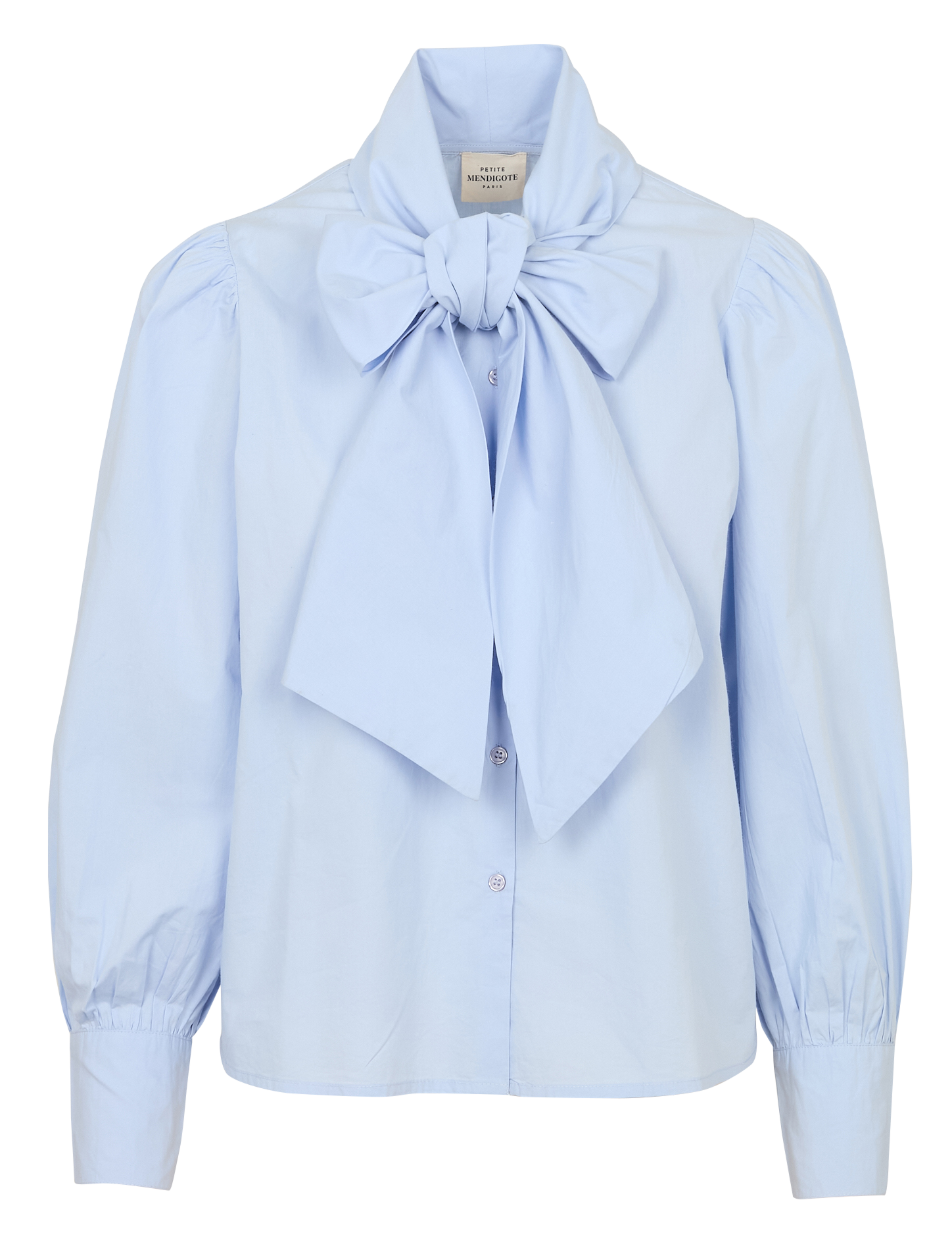 Capri plain oversized shirt PETITE MENDIGOTE Blue