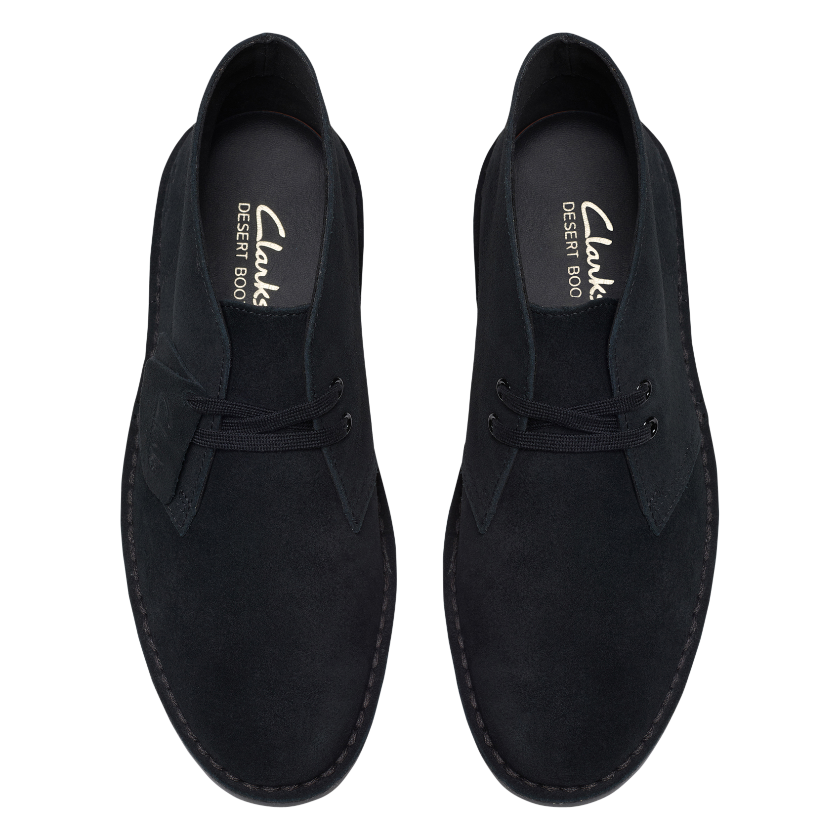 Laarzen van corduroy CLARKS Zwart