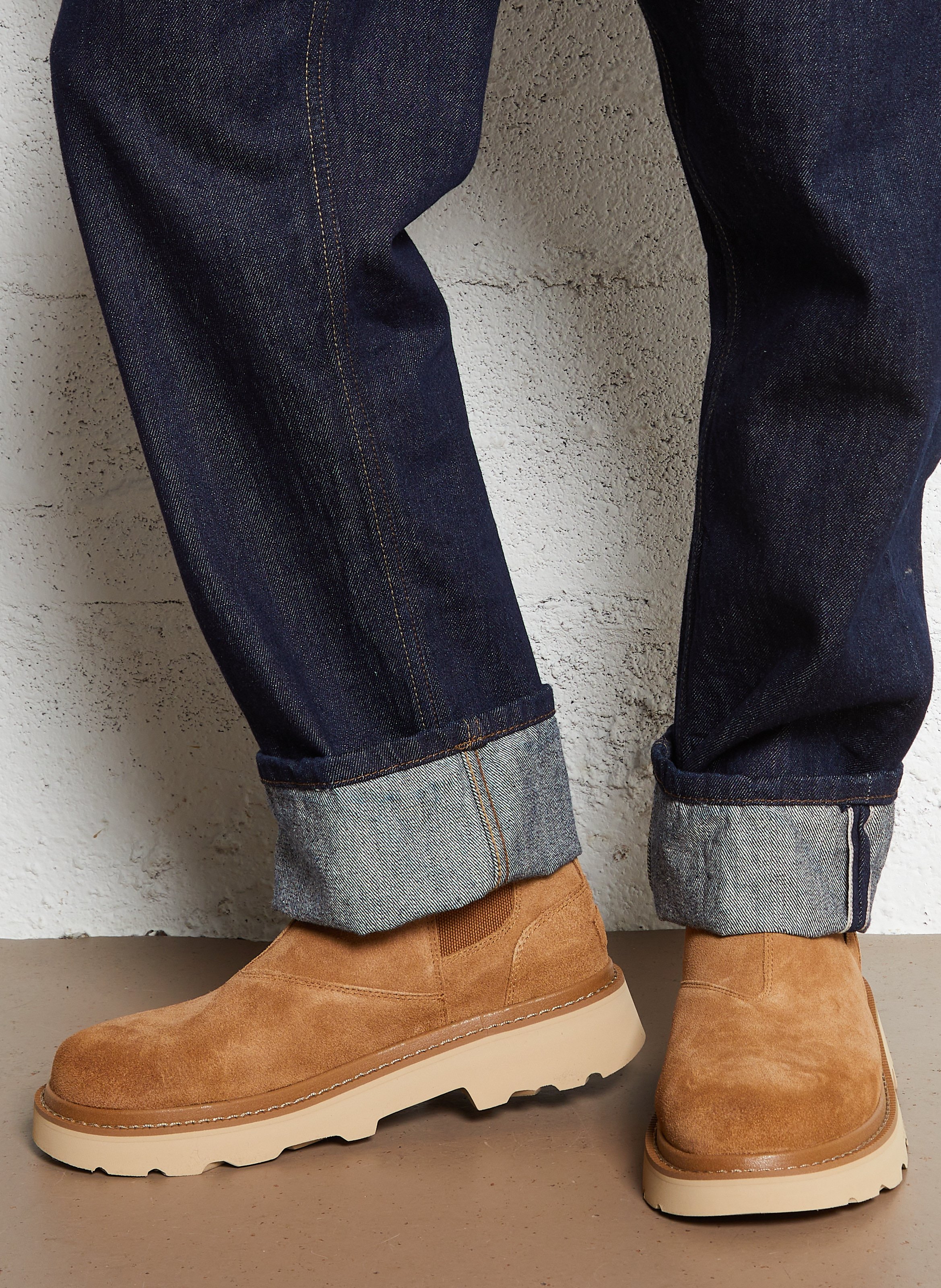 Boots en cuir UGG Marron