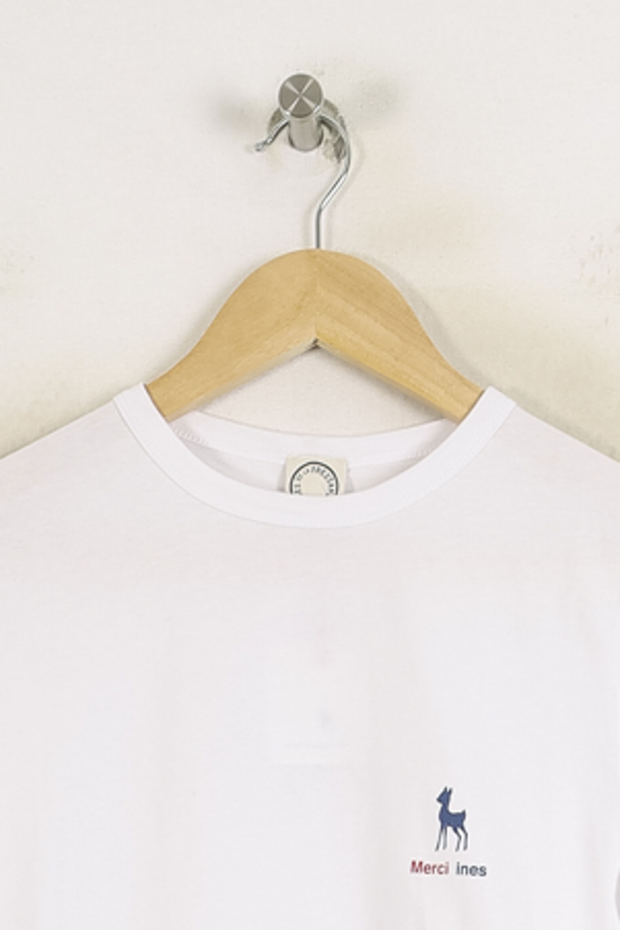 Tommy Badge T-shirt INES DE LA FRESSANGE - Seconde main White