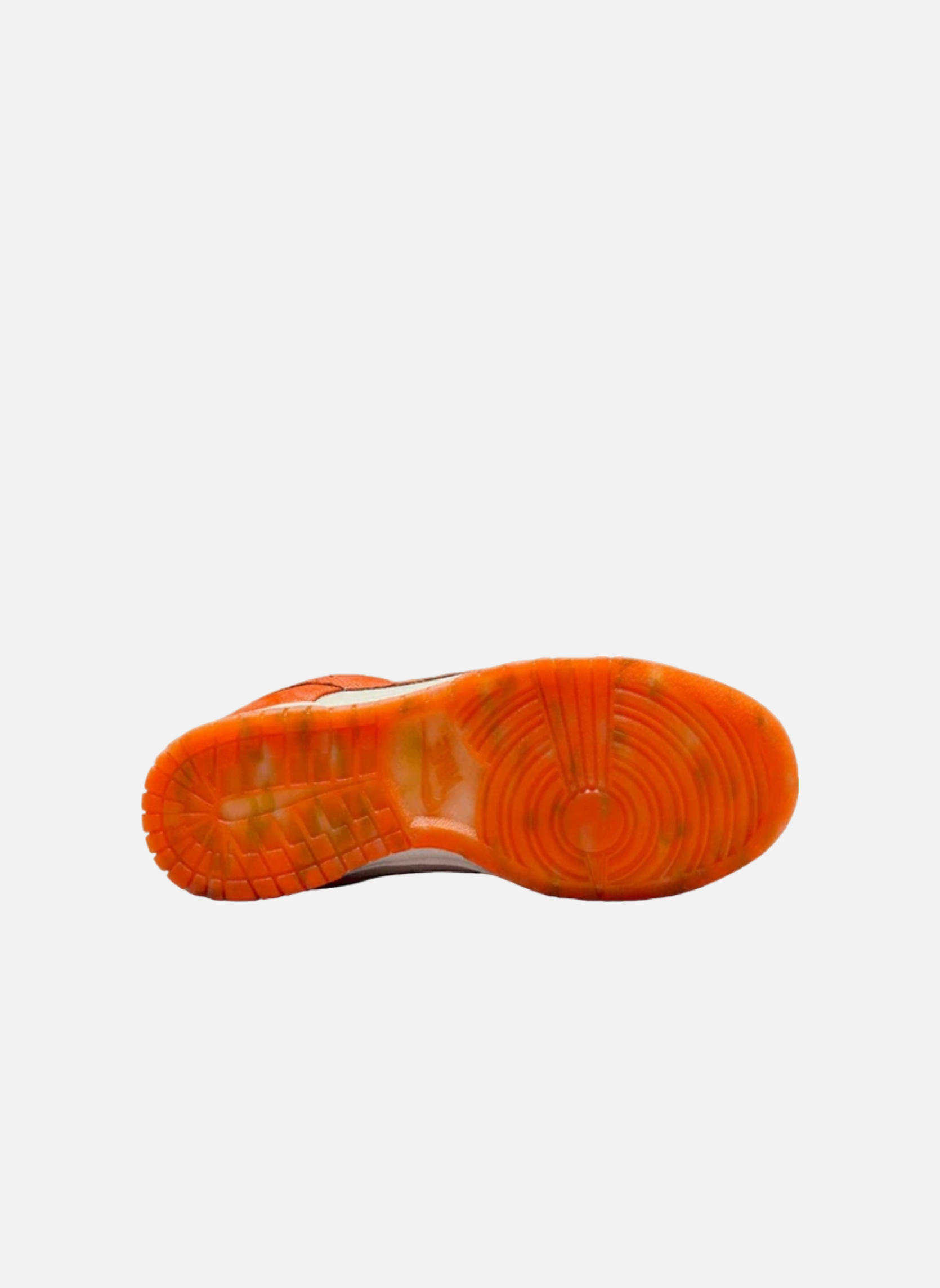 Leather low-top sneakers NIKE Orange