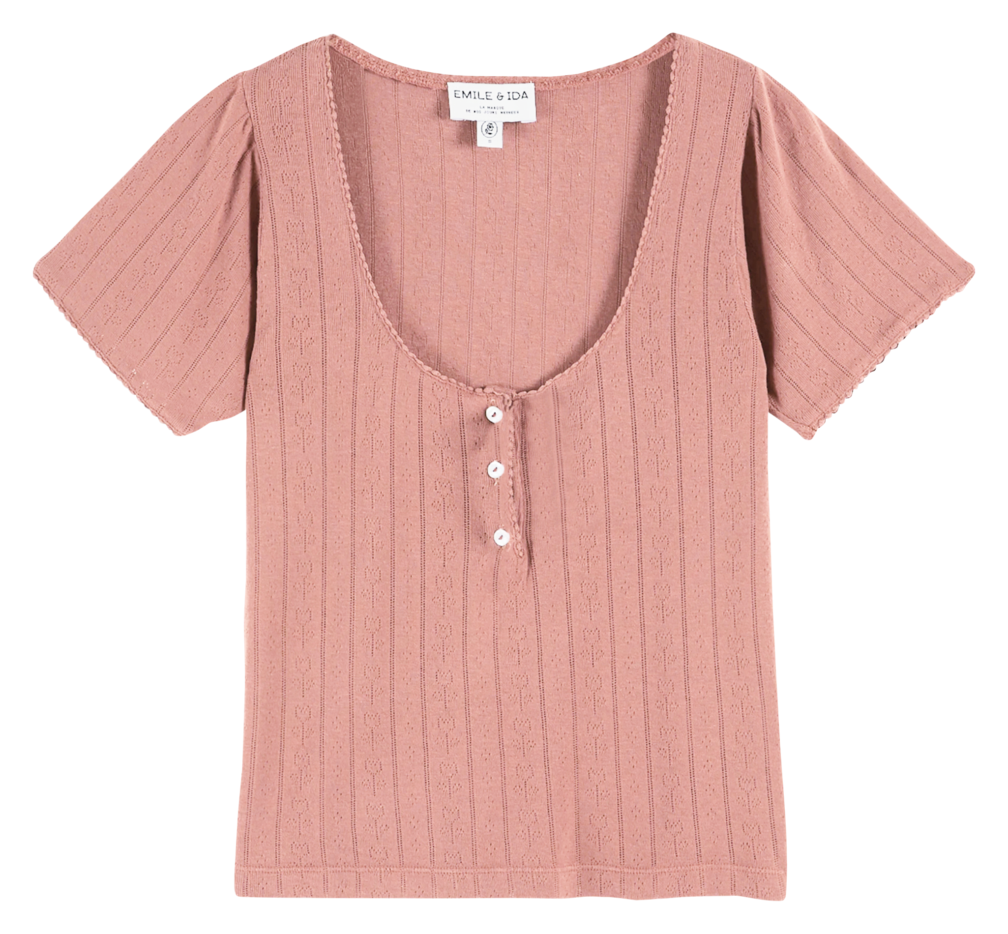 Jacksonville - T-Shirt mit Rundhalsausschnitt aus Baumwoll-Mix DONA Ballerine