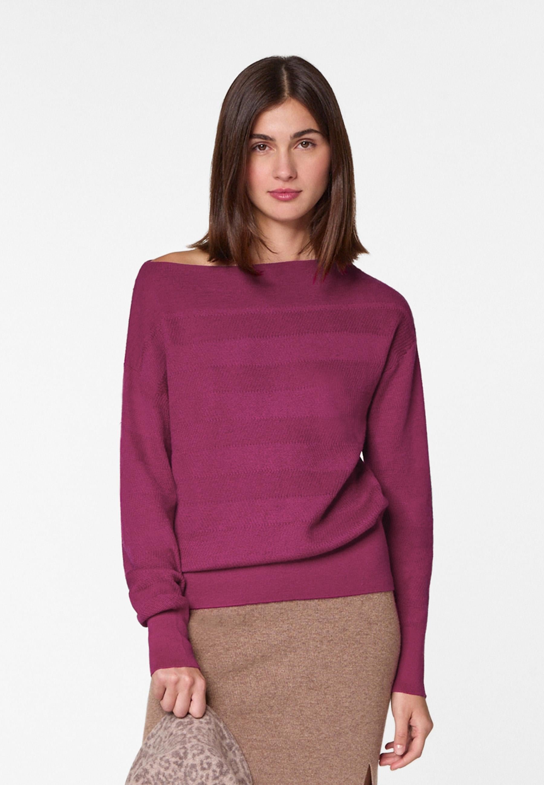 Merino wool boat-neck sweater  RODIER Pink