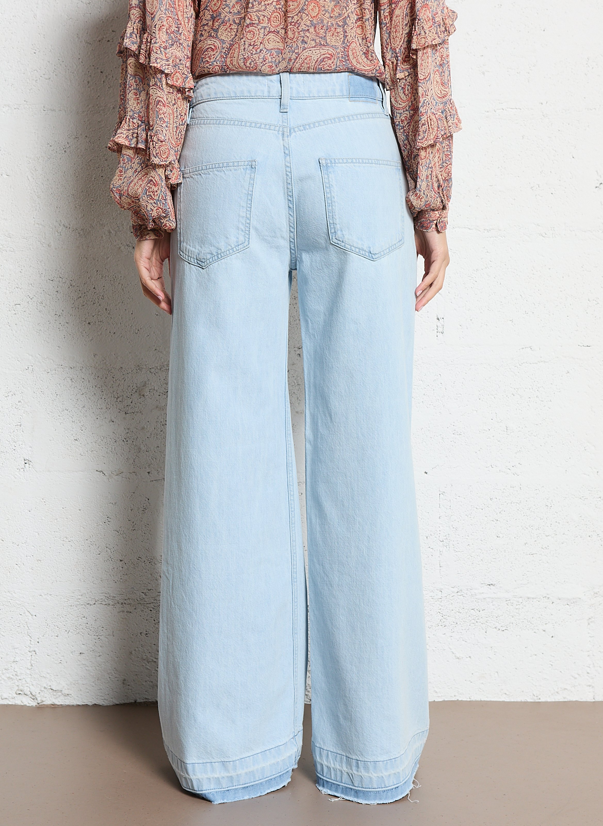 Cotton parka jacket Blue