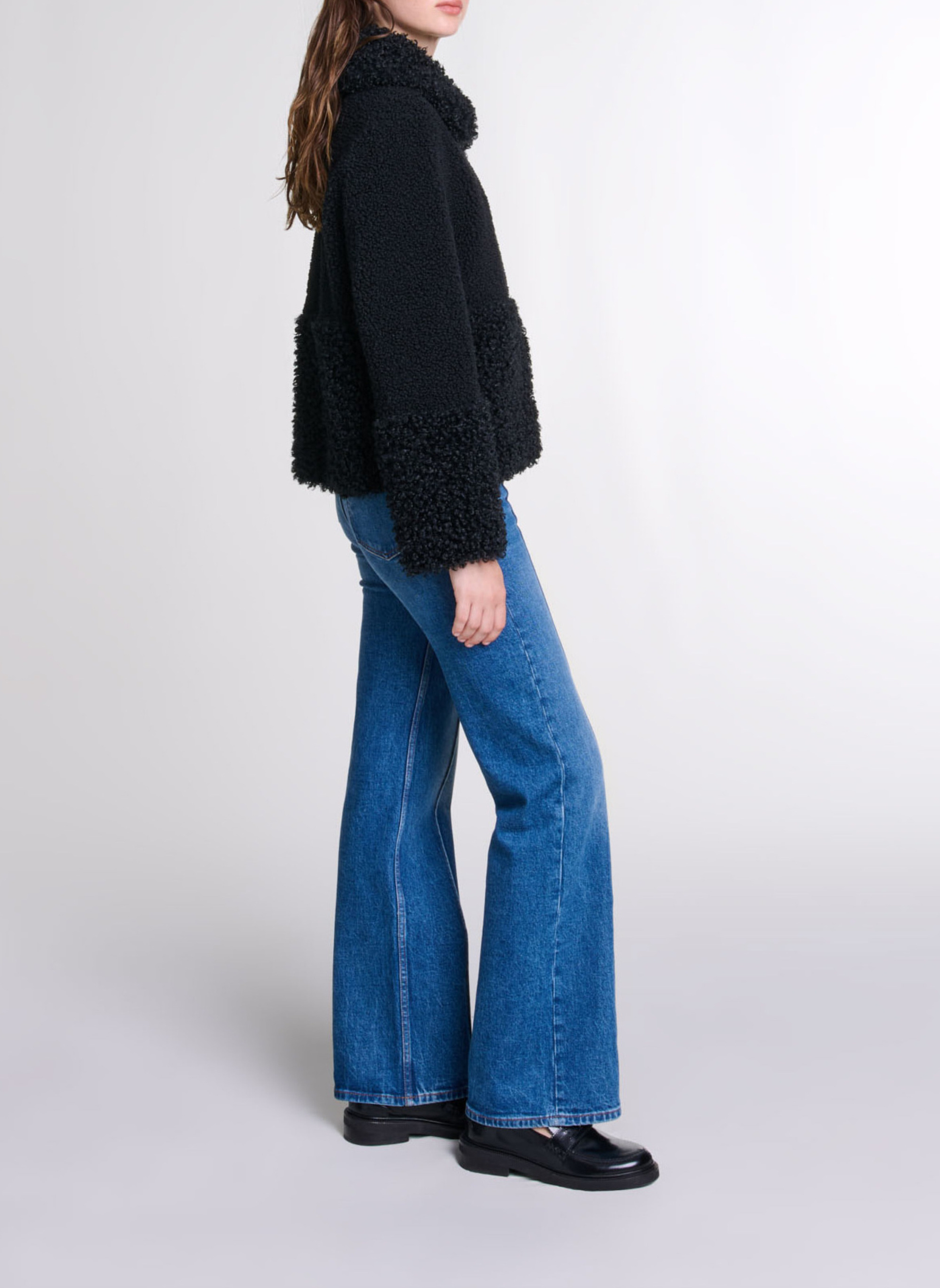 Recht jasje MAJE Zwart