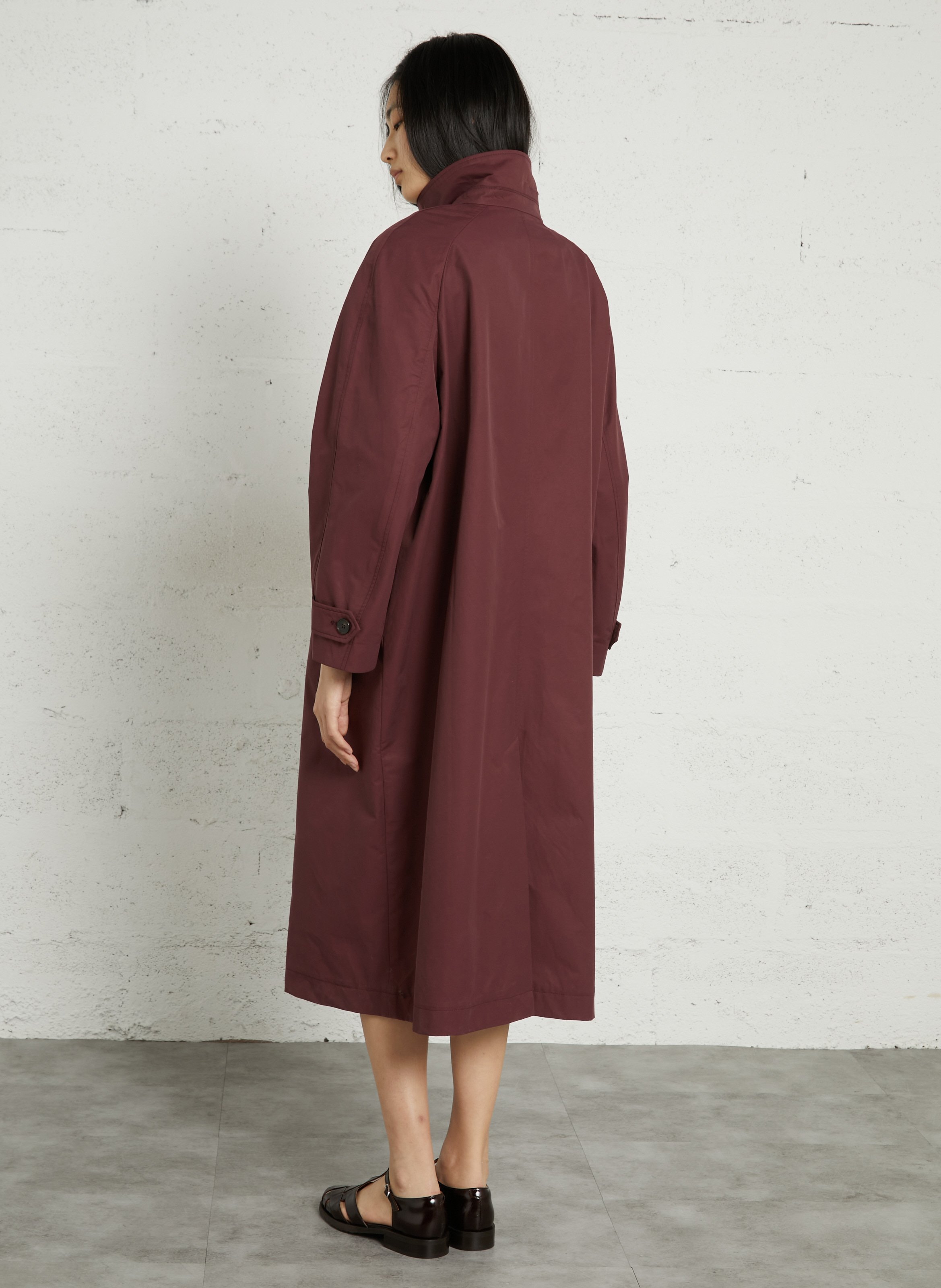 Weit geschnittener langer Trenchcoat BELLEPIECE Rosa