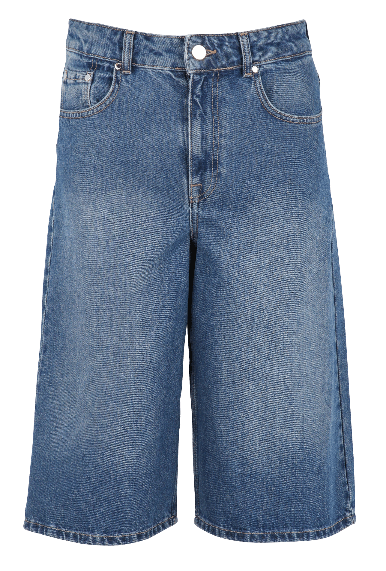 Bermuda droit en coton ZAPA Bleu