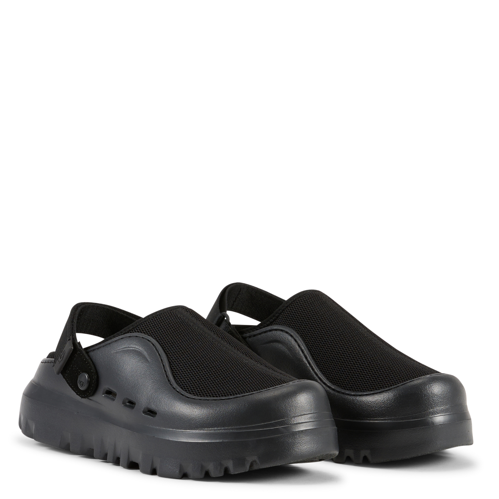 Sabots unis à scratch UGG Noir