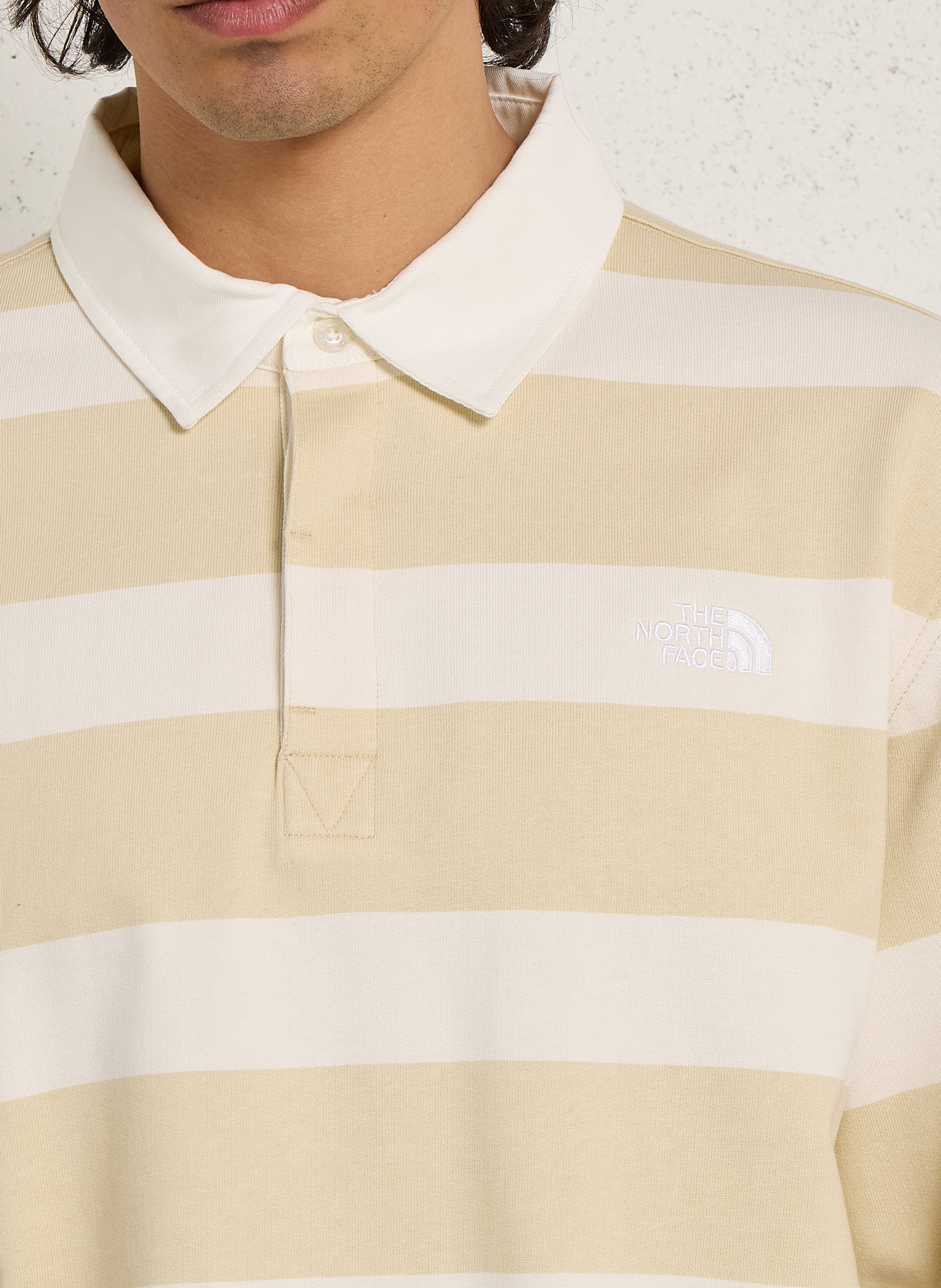 Polo droit en coton THE NORTH FACE Blanc