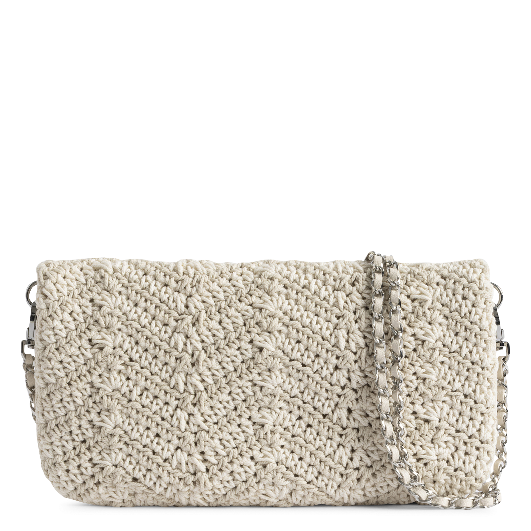 Pochette en coton macramé ZADIG&VOLTAIRE Blanc