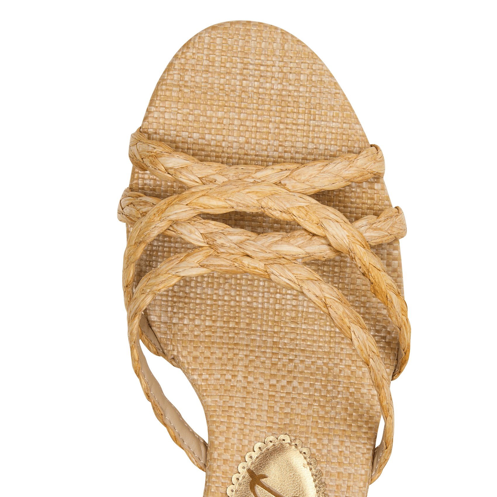 Mules en raphia SAM EDELMAN Beige