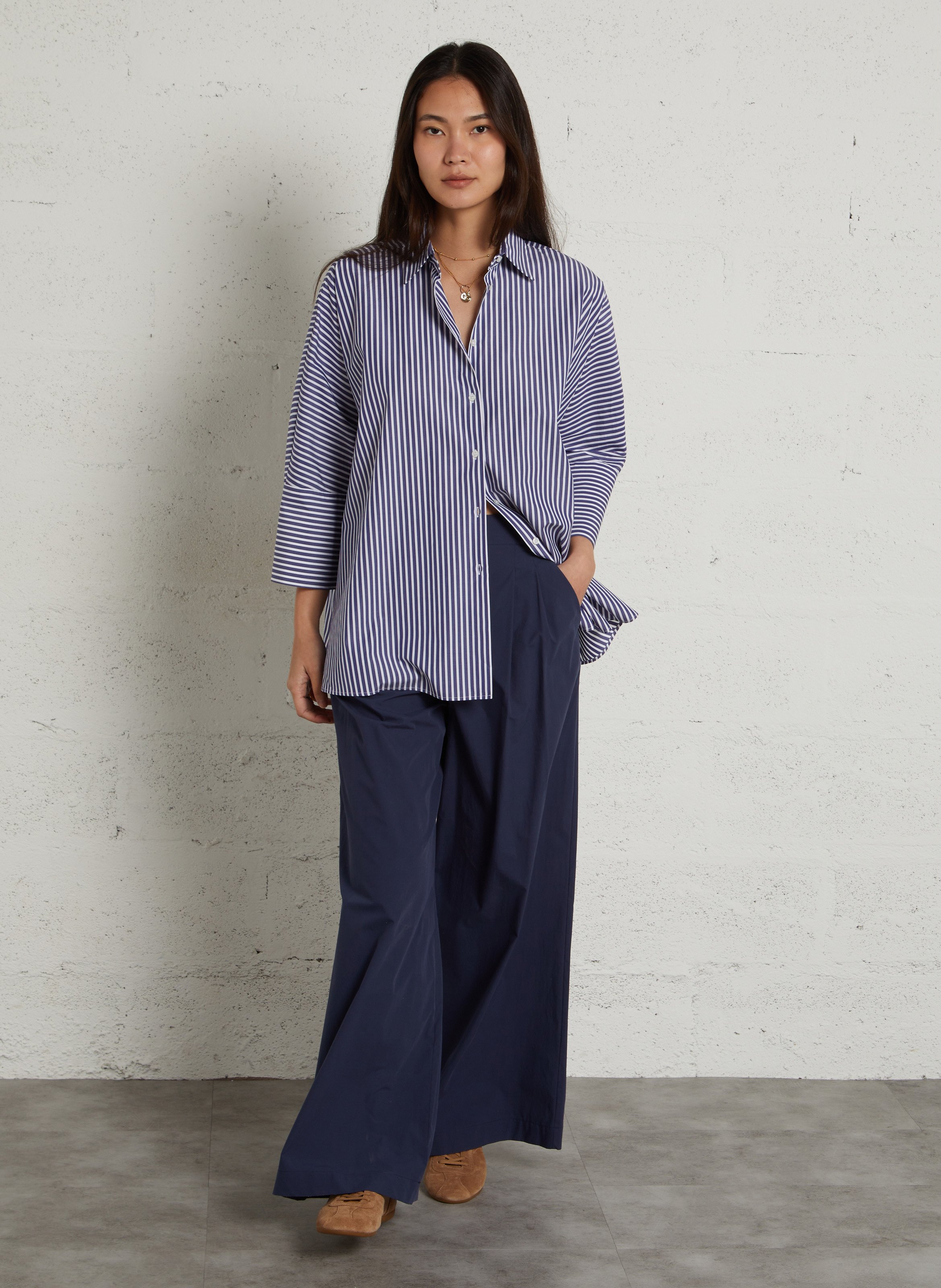 Weit geschnittene Jeans MAX MARA WEEK END Blau