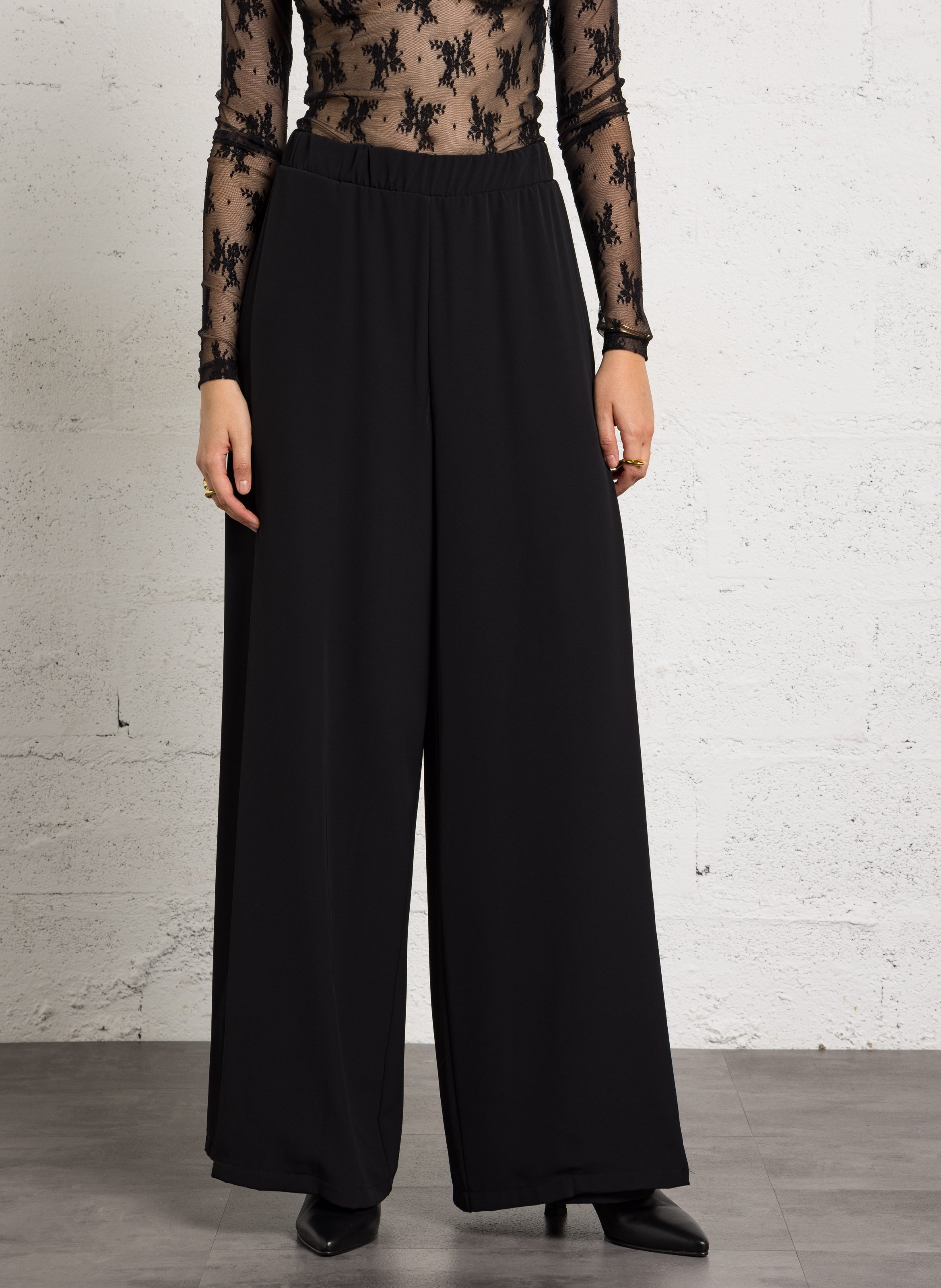 Wide-leg pants IMPERIAL Black
