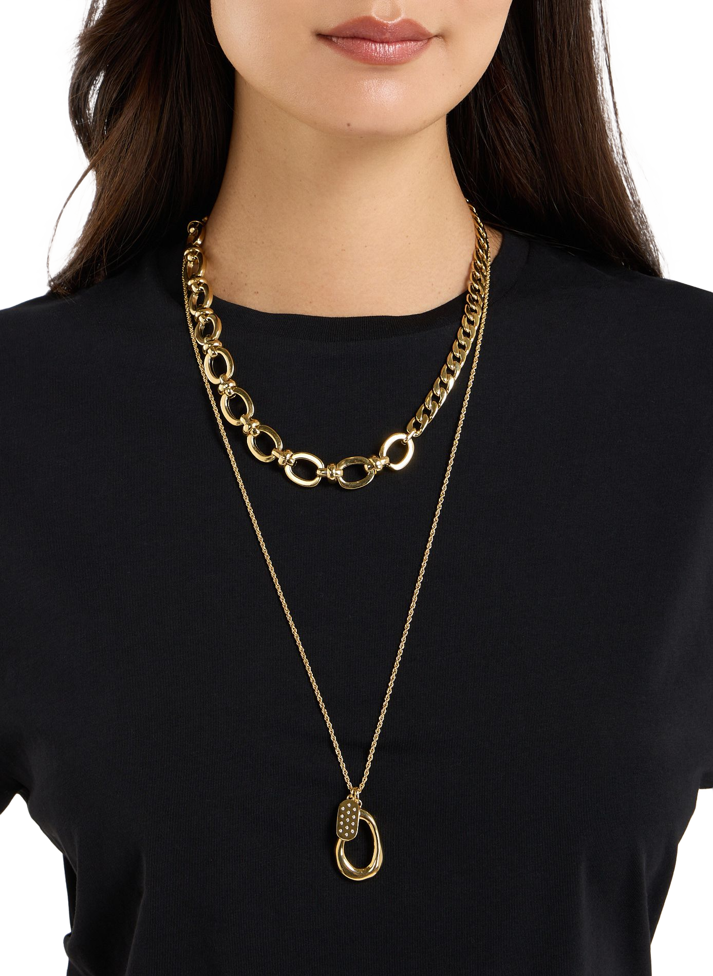 Sculpted necklace SAISON 1865 Golden