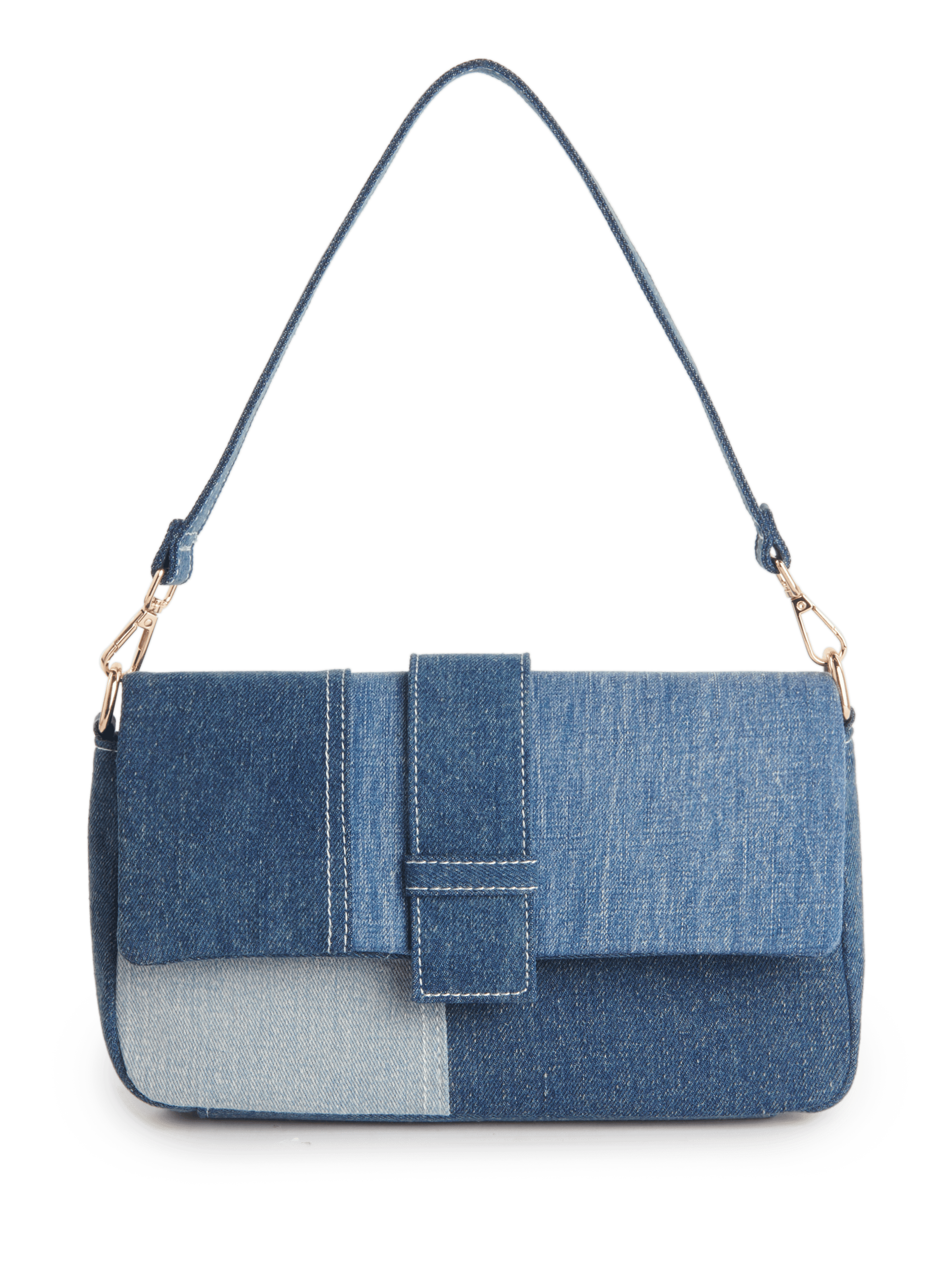 Cotton handbag AU PRINTEMPS PARIS Blue