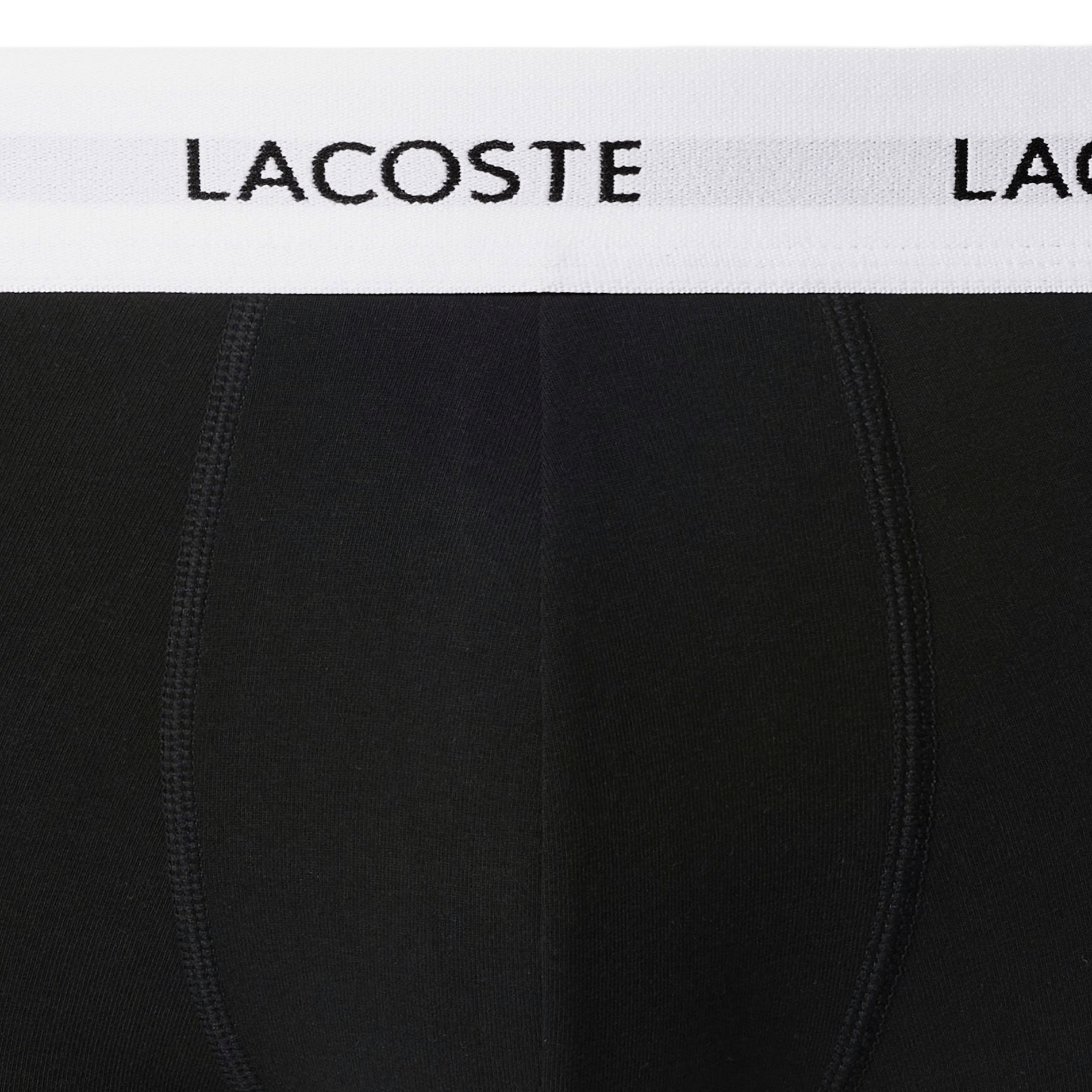 Set aus 3 kurzen Boxershorts aus gemischter Baumwolle LACOSTE Schwarz