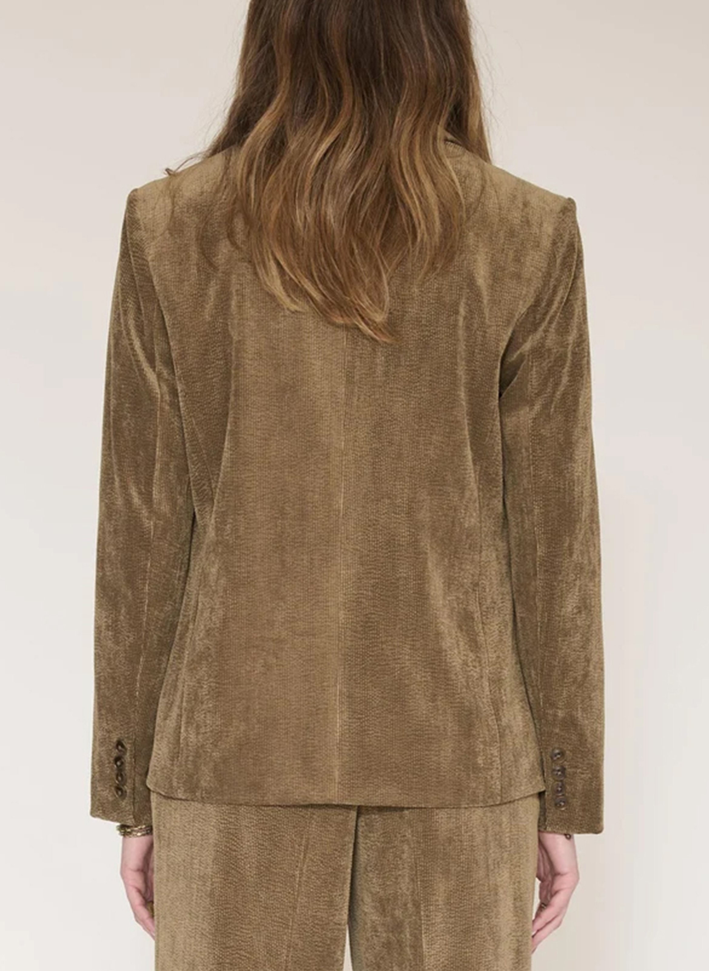 Veste droite col tailleur  MKT Marron