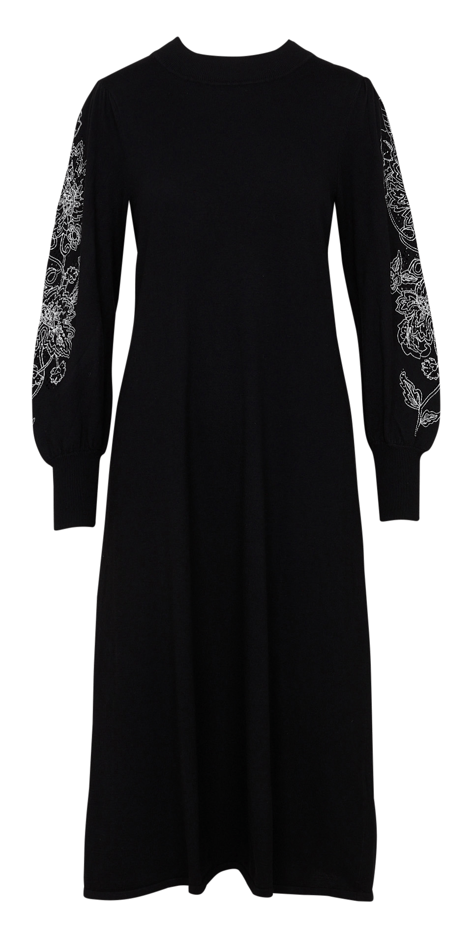 Langes, weites Pulloverkleid LA FEE MARABOUTEE Schwarz