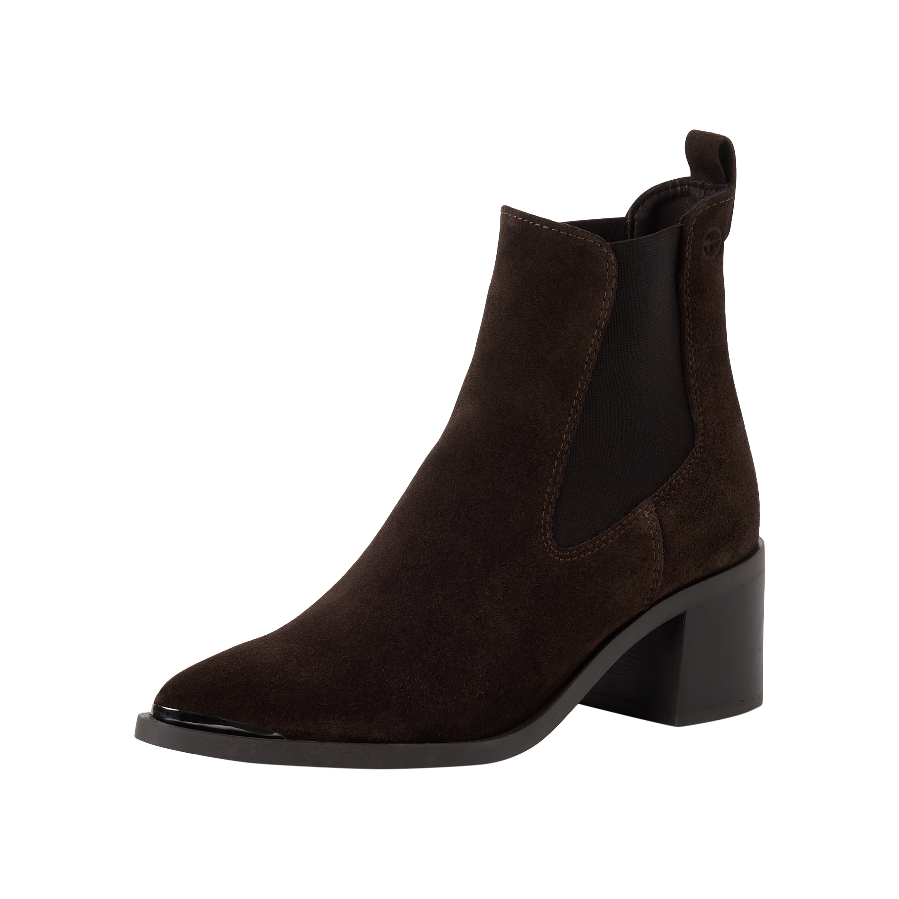 Leather ankle boot TAMARIS Brown