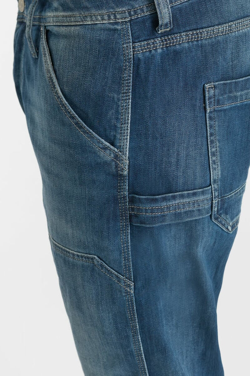 Loose-Fit Buttoned Jeans LE TEMPS DES CERISES Blue