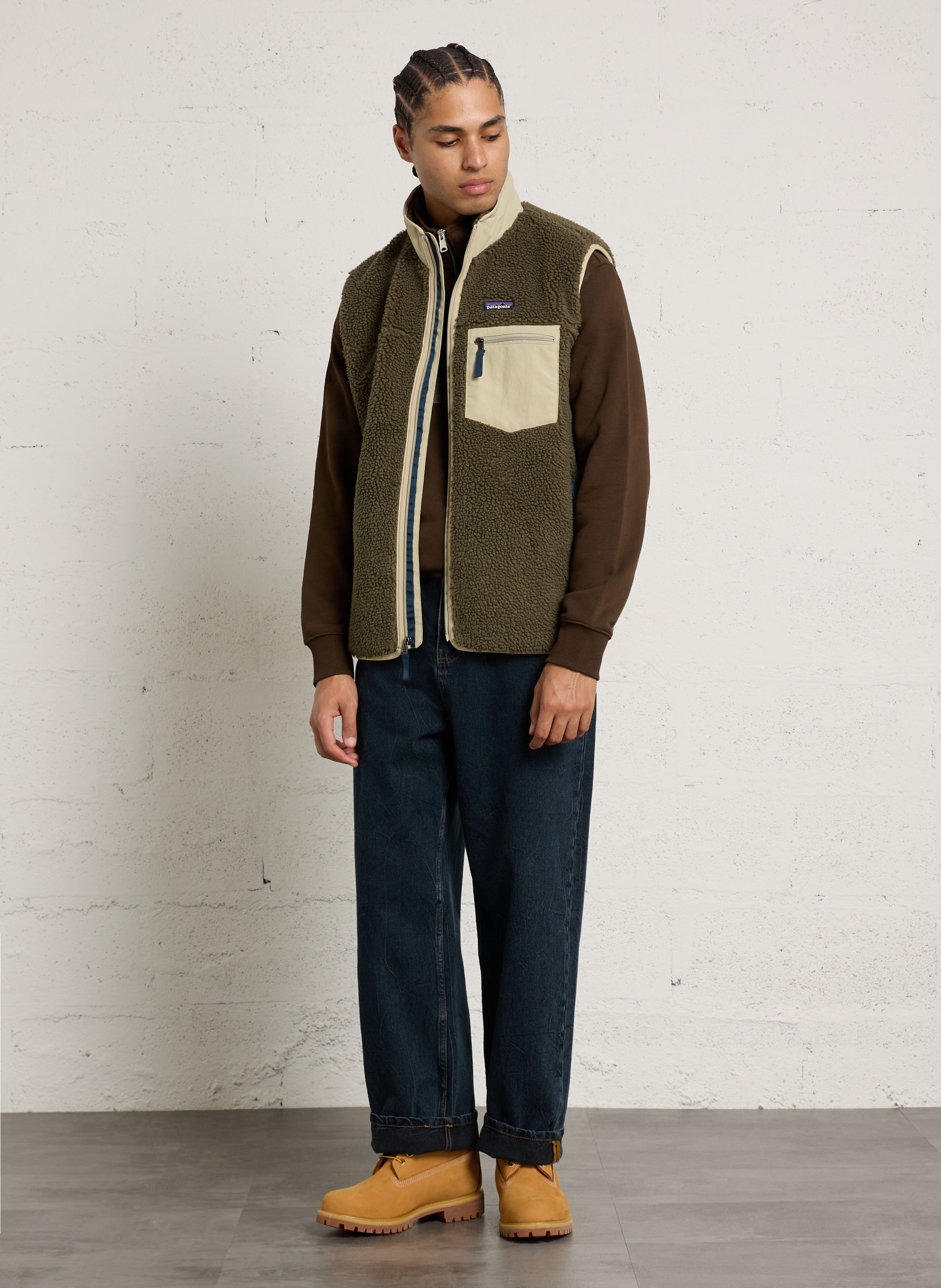 Straight high-neck fleece PATAGONIA Green
