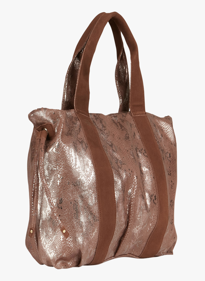 Leather handbag MILA LOUISE Beige in Leather - 31407068