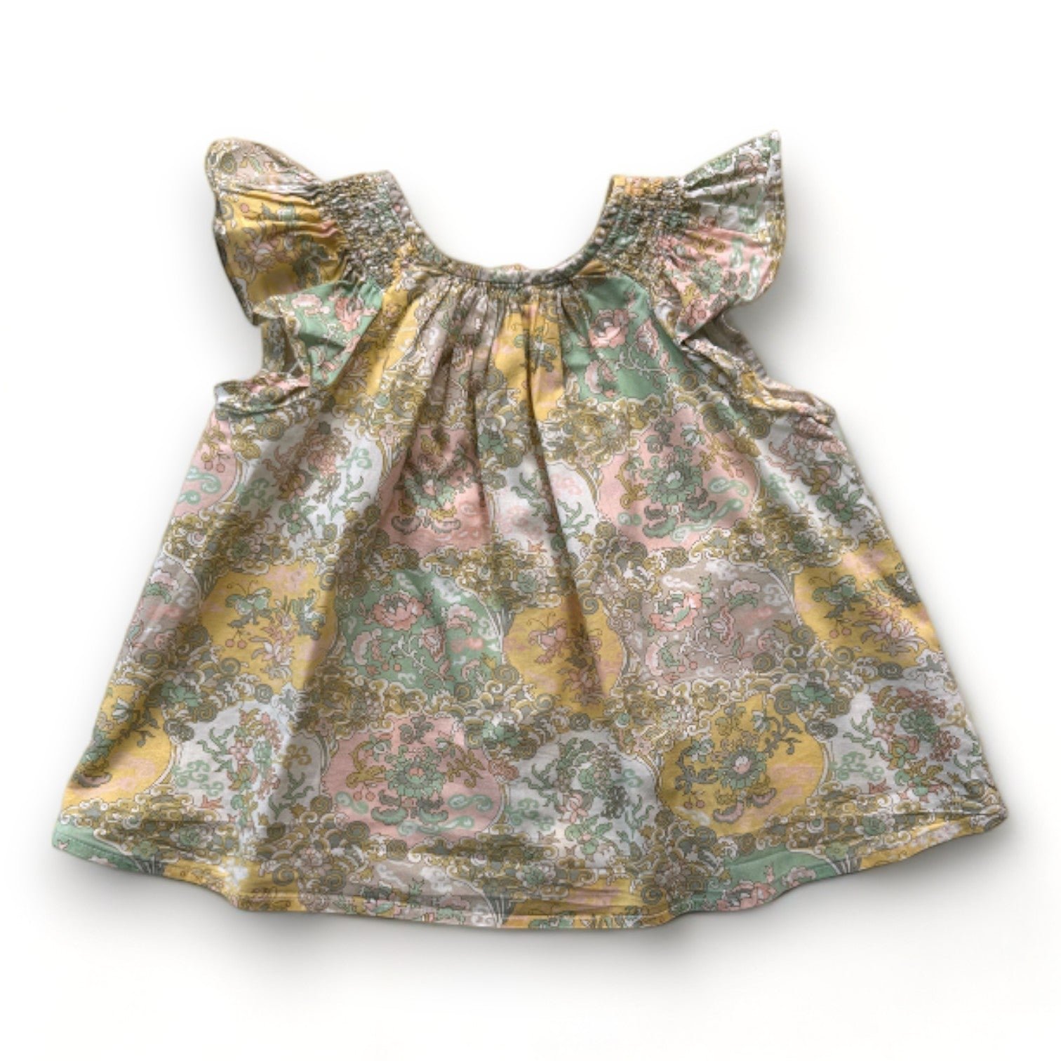 Multicolored baby dress - 12 months BONPOINT - Seconde Main Multicolored