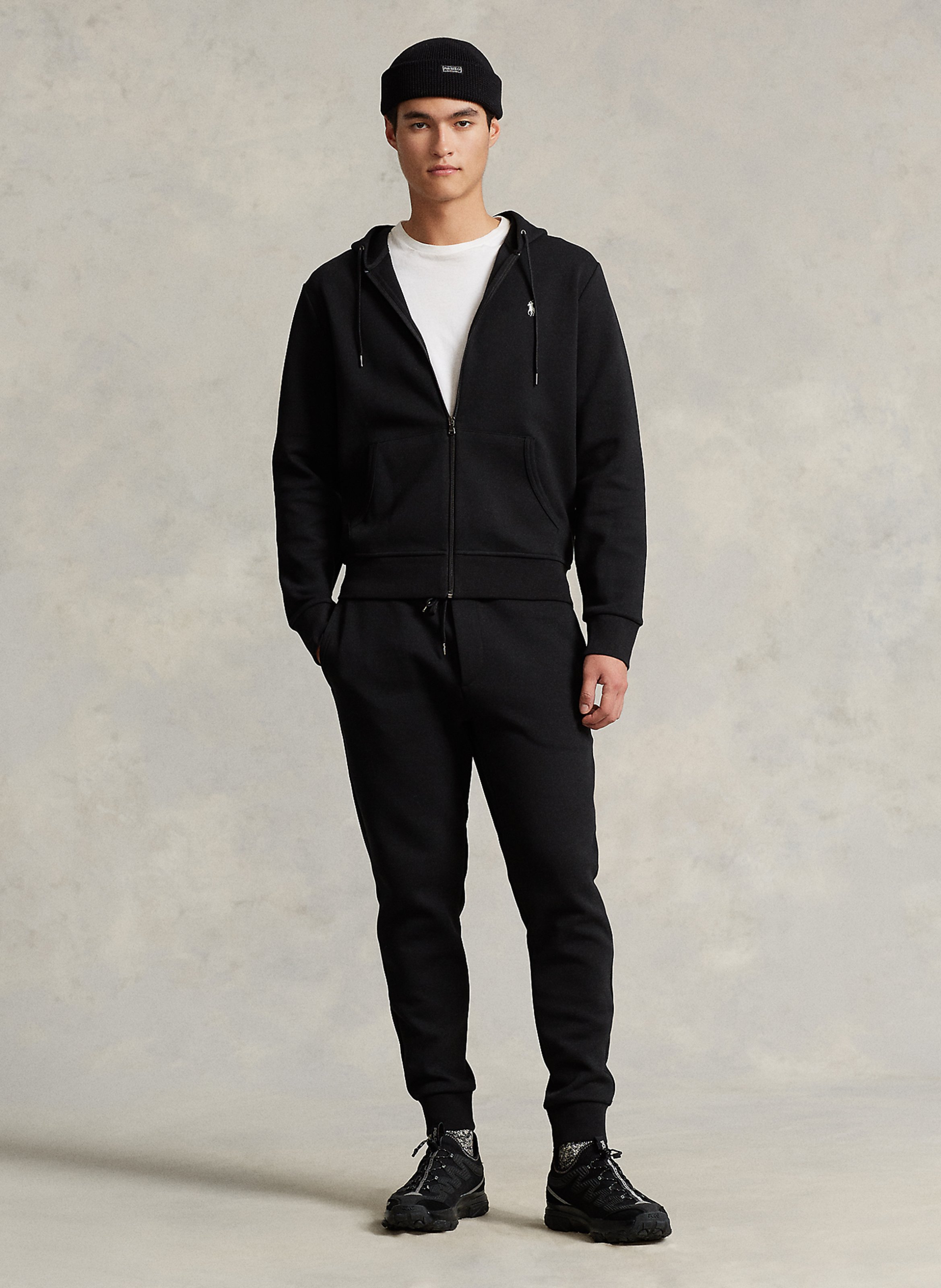 Cotton-blend hoodie POLO RALPH LAUREN Black