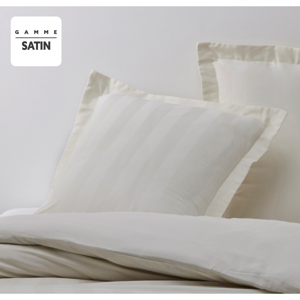 Cotton pillowcase with flounce TODAY LINGE DE MAISON White