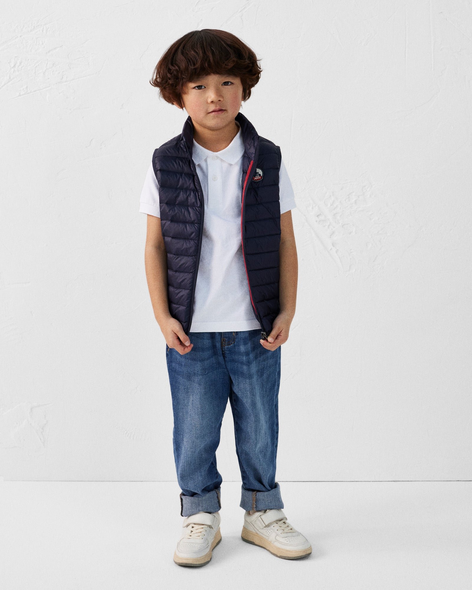 Zoe children's sleeveless puffer jacket JOTT Blue