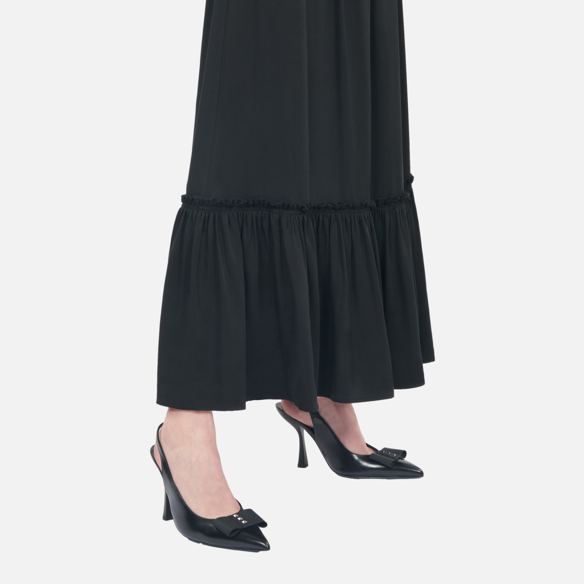 Leather slingback pumps THE KOOPLES Black