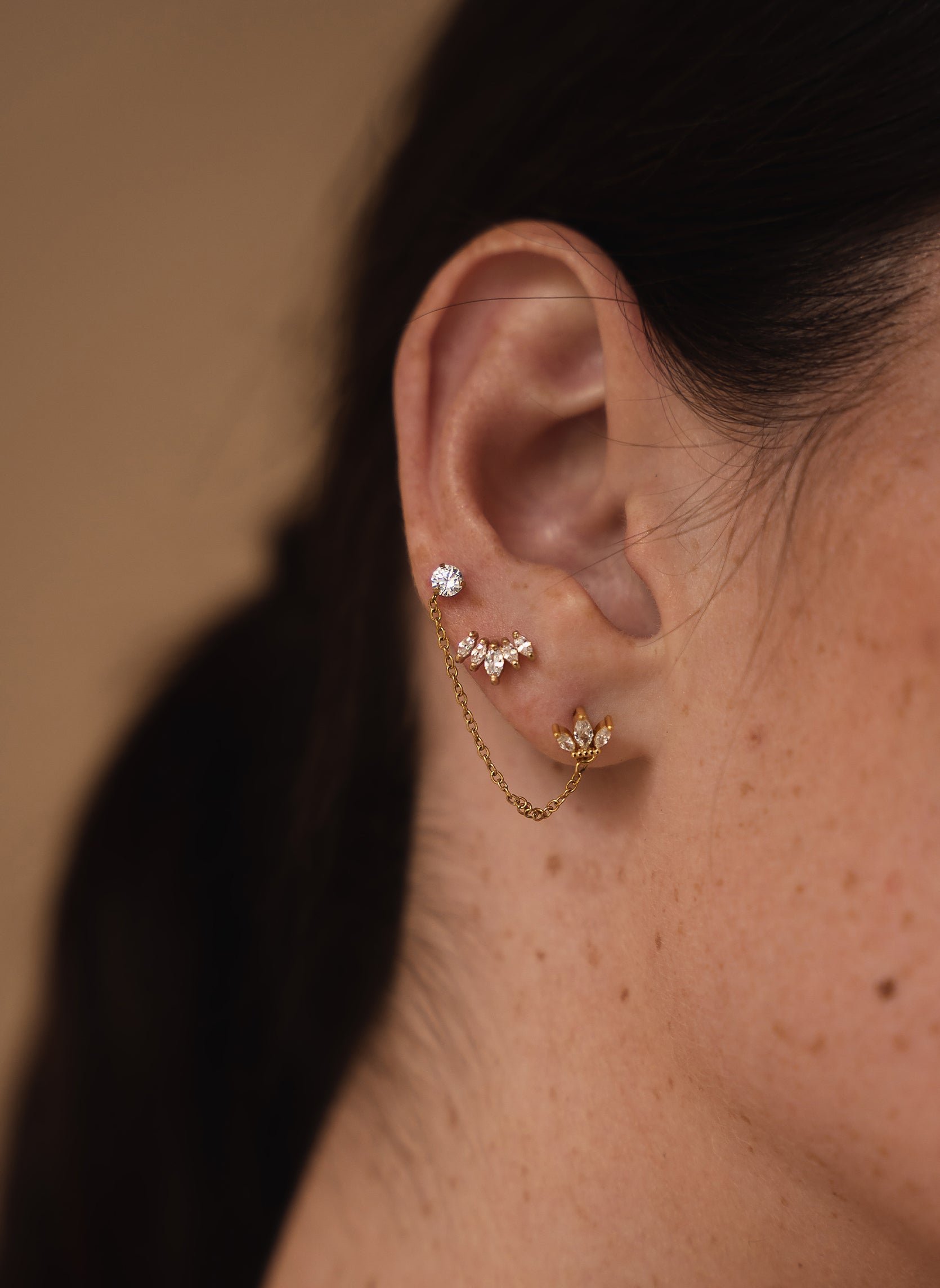 Piercing iva crown Golden