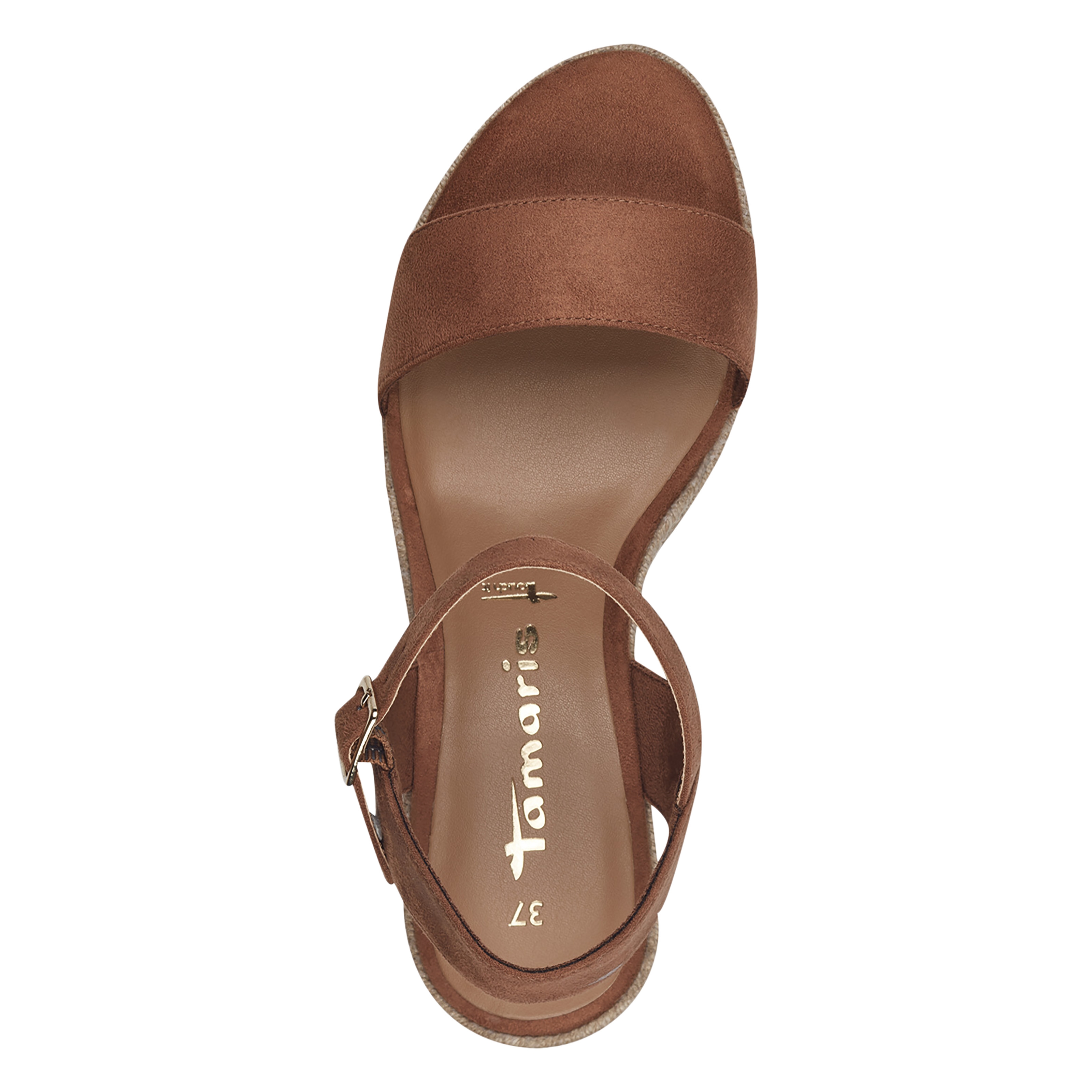 Touch-it wedge sandals TAMARIS Brown