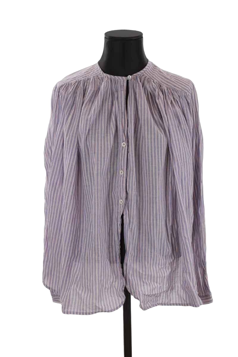 Cotton blouse LAURENCE BRAS - Seconde Main Blue