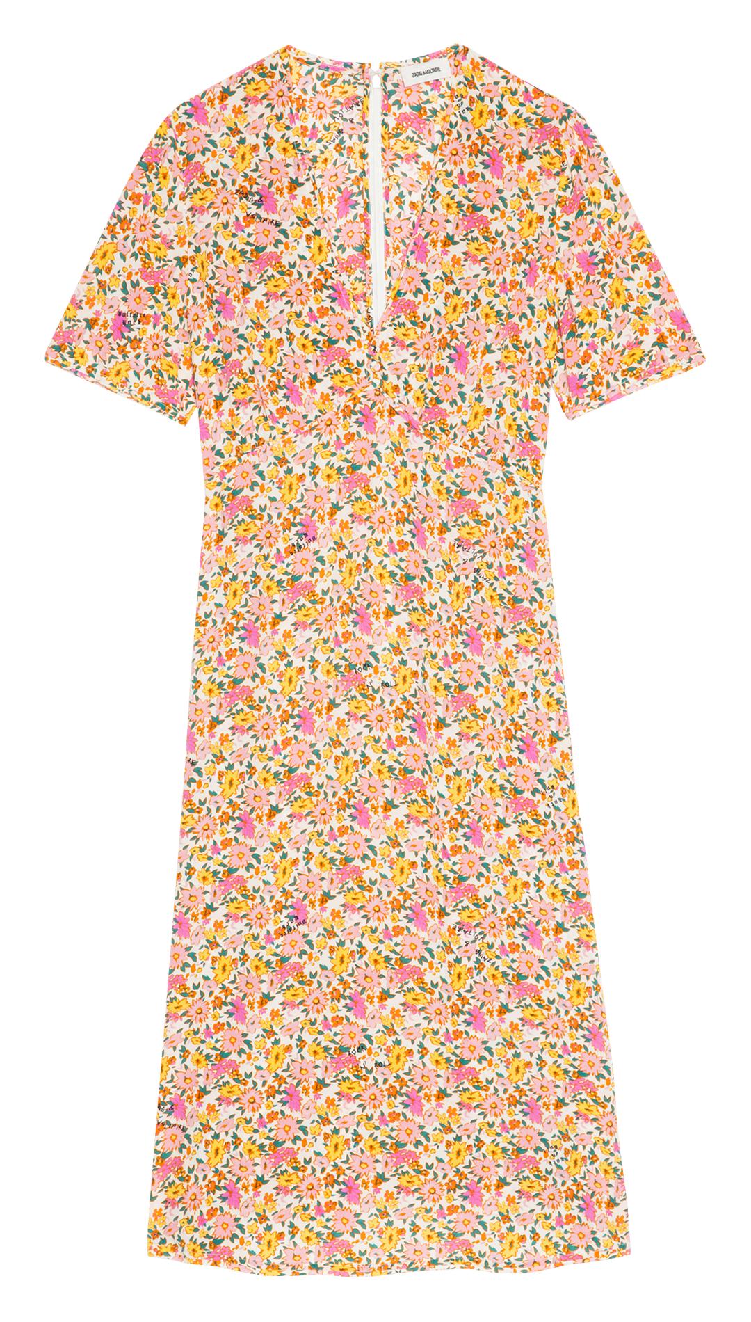 Robe longue imprimée ZADIG&VOLTAIRE Blanc