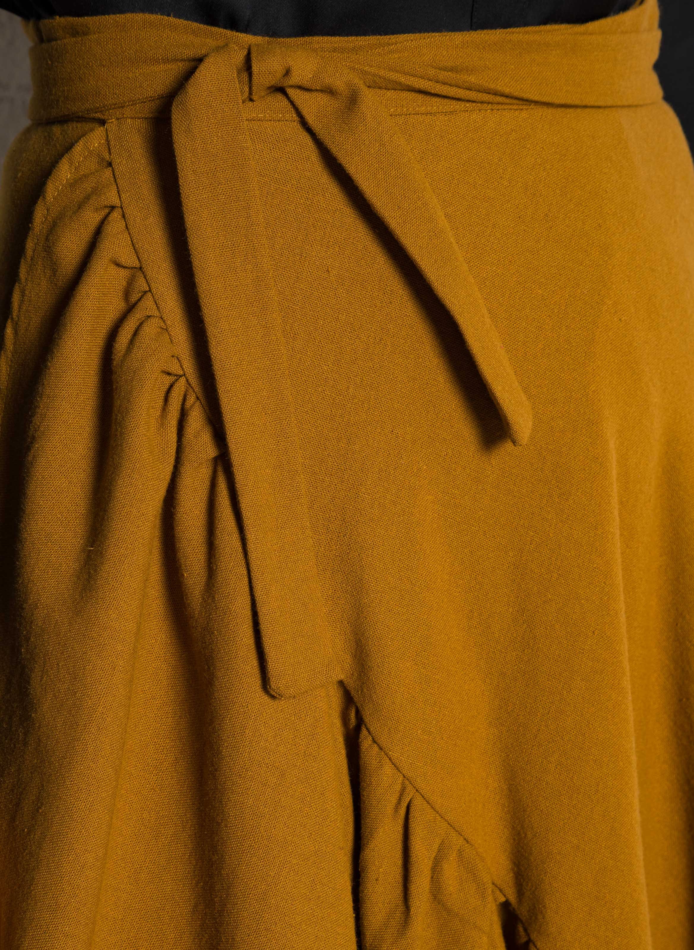 Long linen skirt SOPHIE+LUCIE Brown