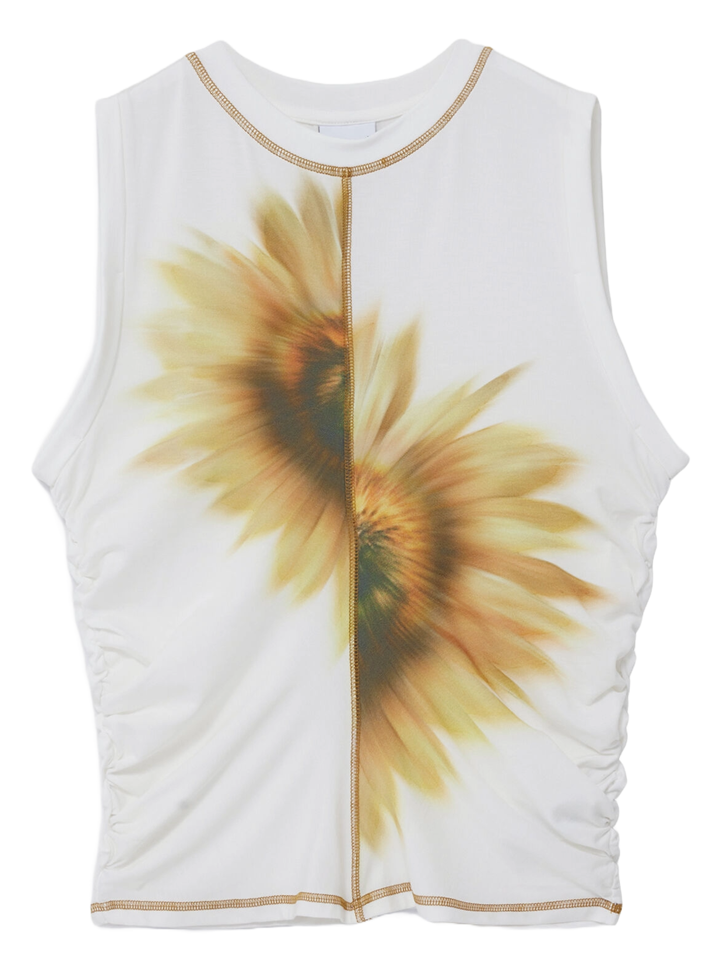 Top sans manches imprimé DESIGUAL Blanc