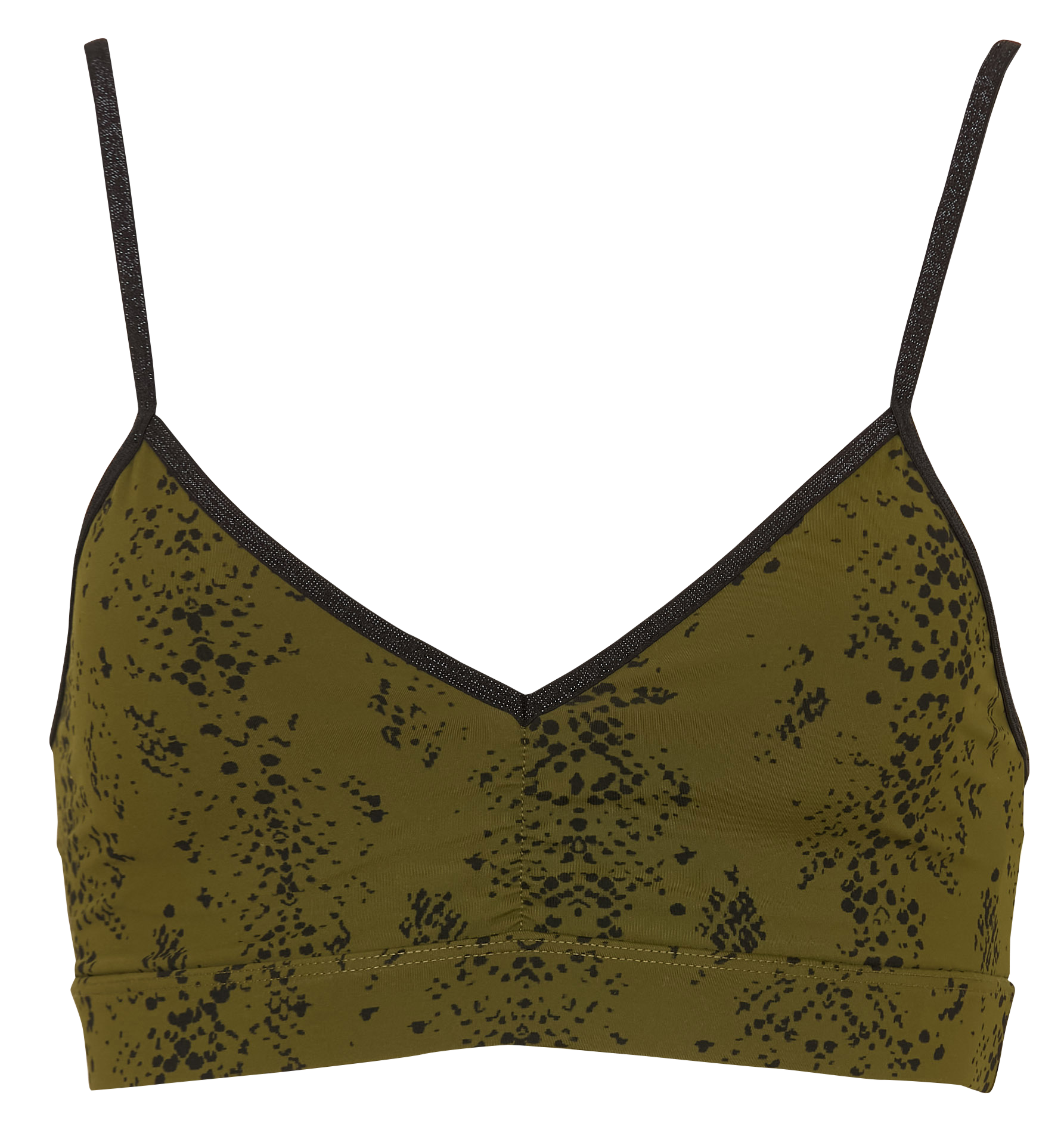 Brassière stretch imprimée LA NOUVELLE Vert
