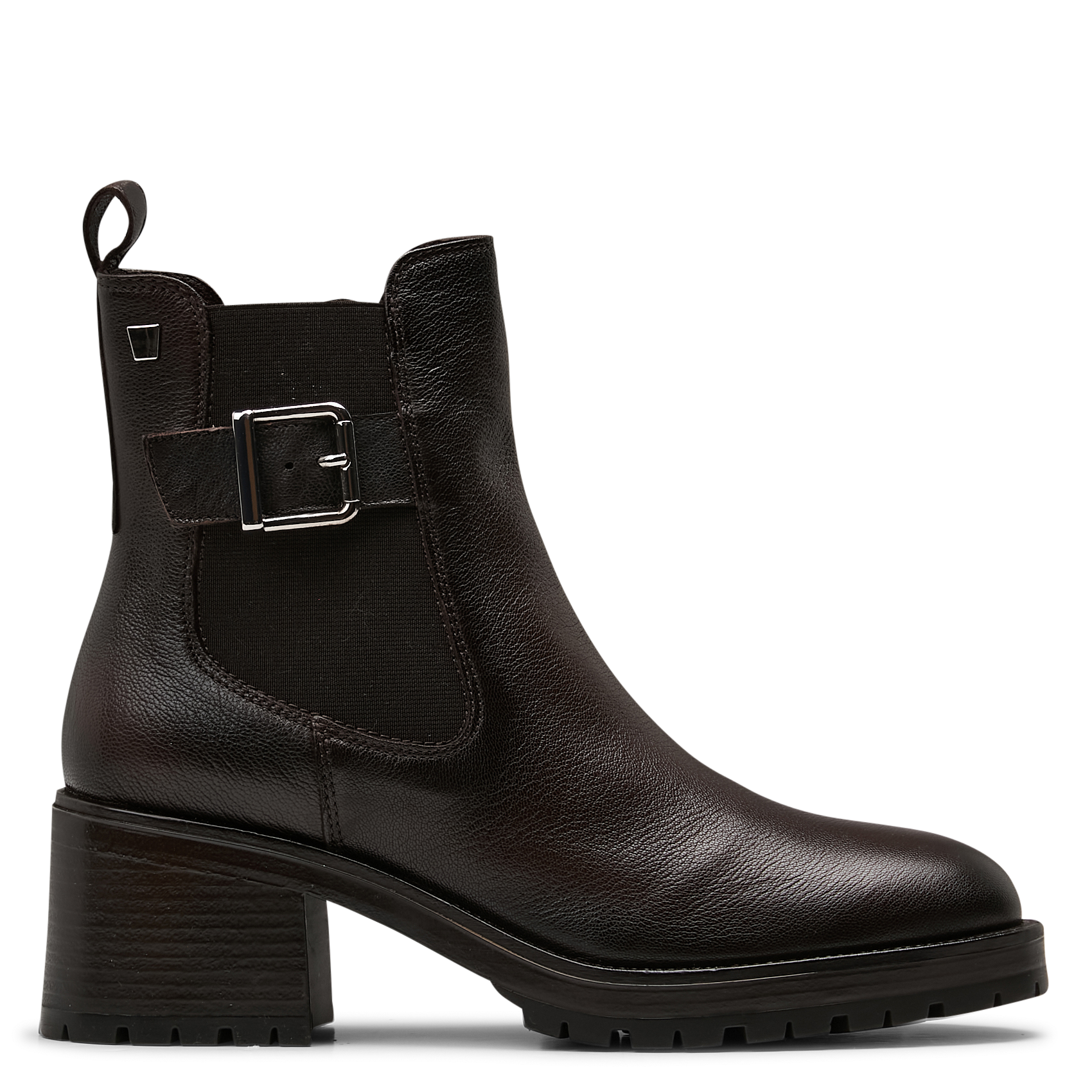 Bottines à talons en cuir JB MARTIN Marron