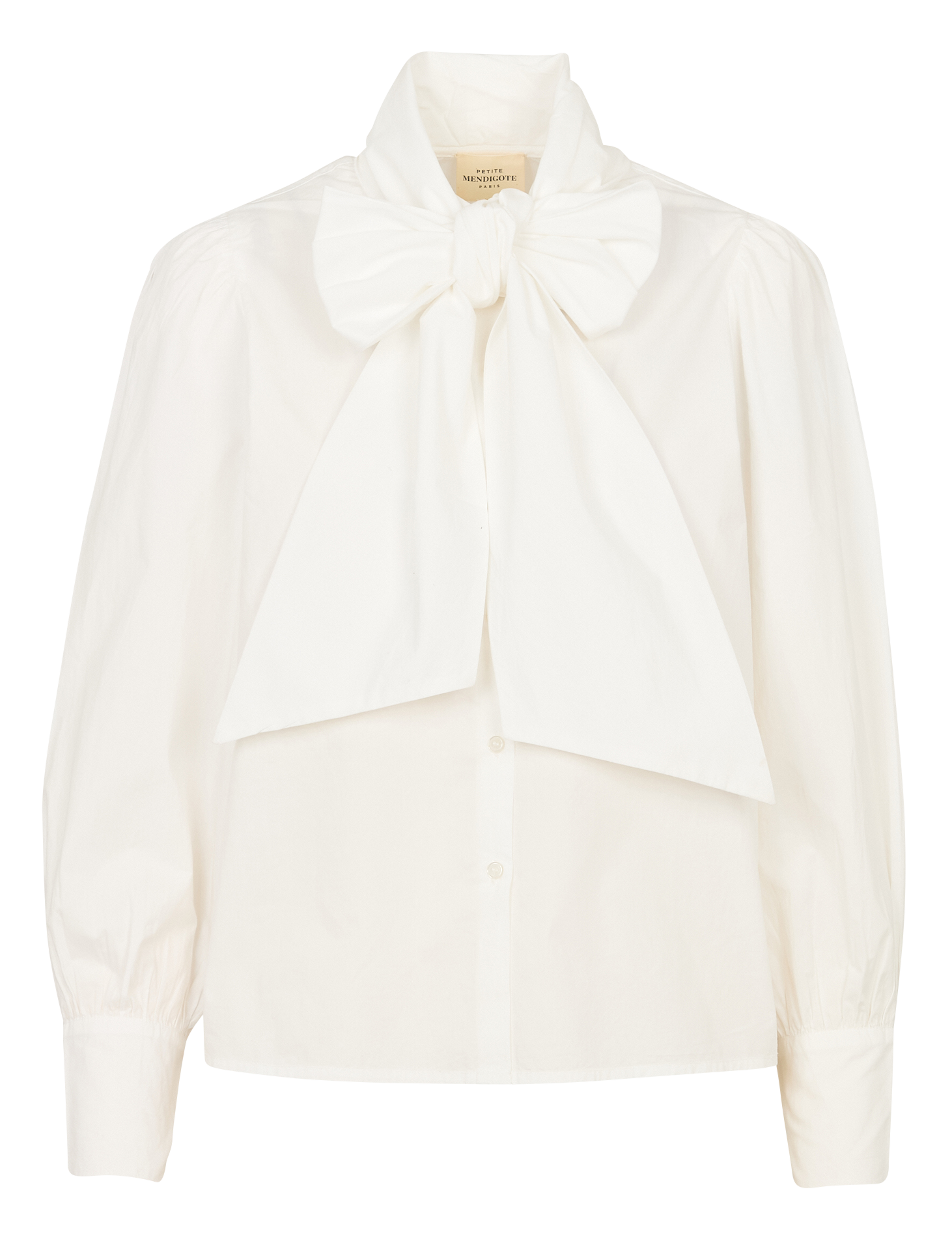 Capri plain oversized shirt PETITE MENDIGOTE White
