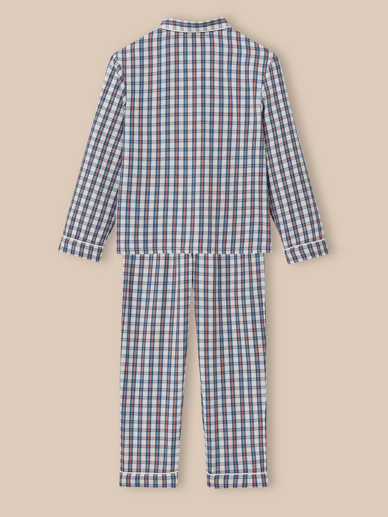 Classic checkered pajamas CYRILLUS Blue