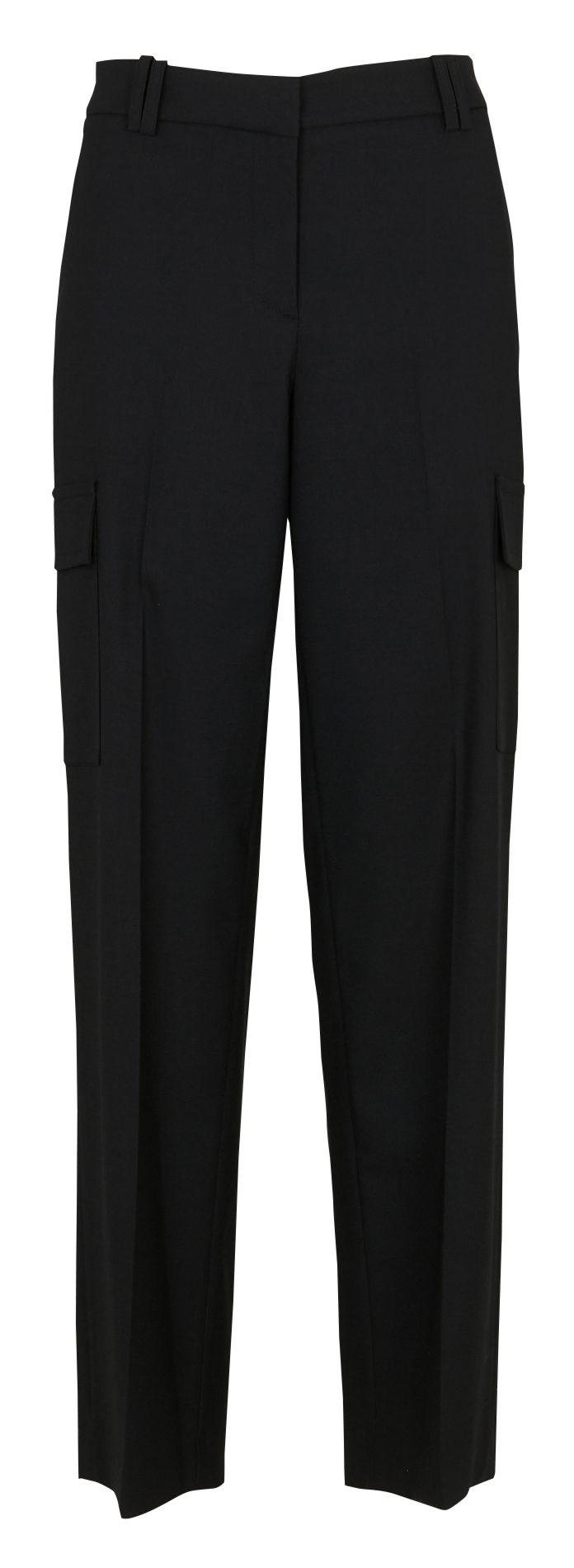 Straight cargo pants with pockets ZAPA Black