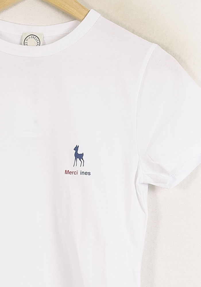 Tommy Badge T-shirt INES DE LA FRESSANGE - Seconde main White