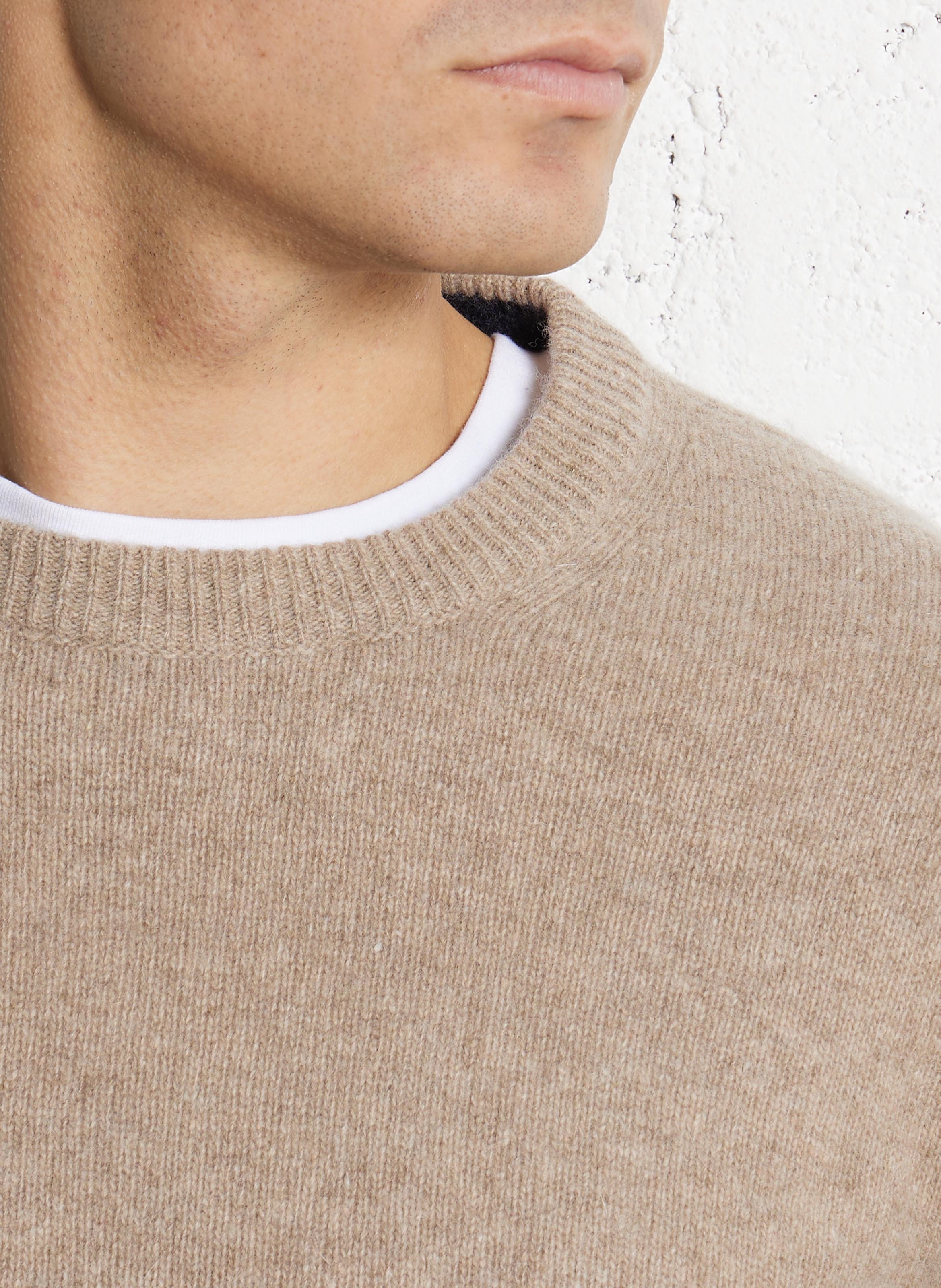 Alpaca wool sweater CASUAL FRIDAY Beige