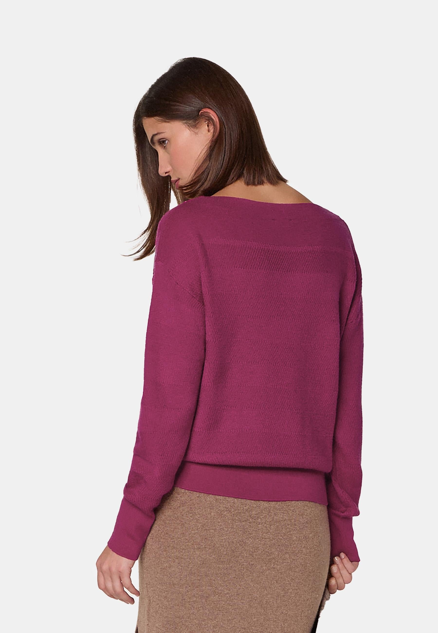 Merino wool boat-neck sweater  RODIER Pink