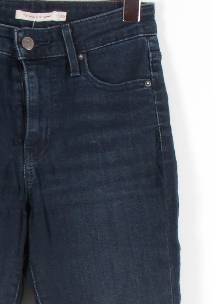 Cropped slim jeans with studs LEVI'S - Seconde main Blue