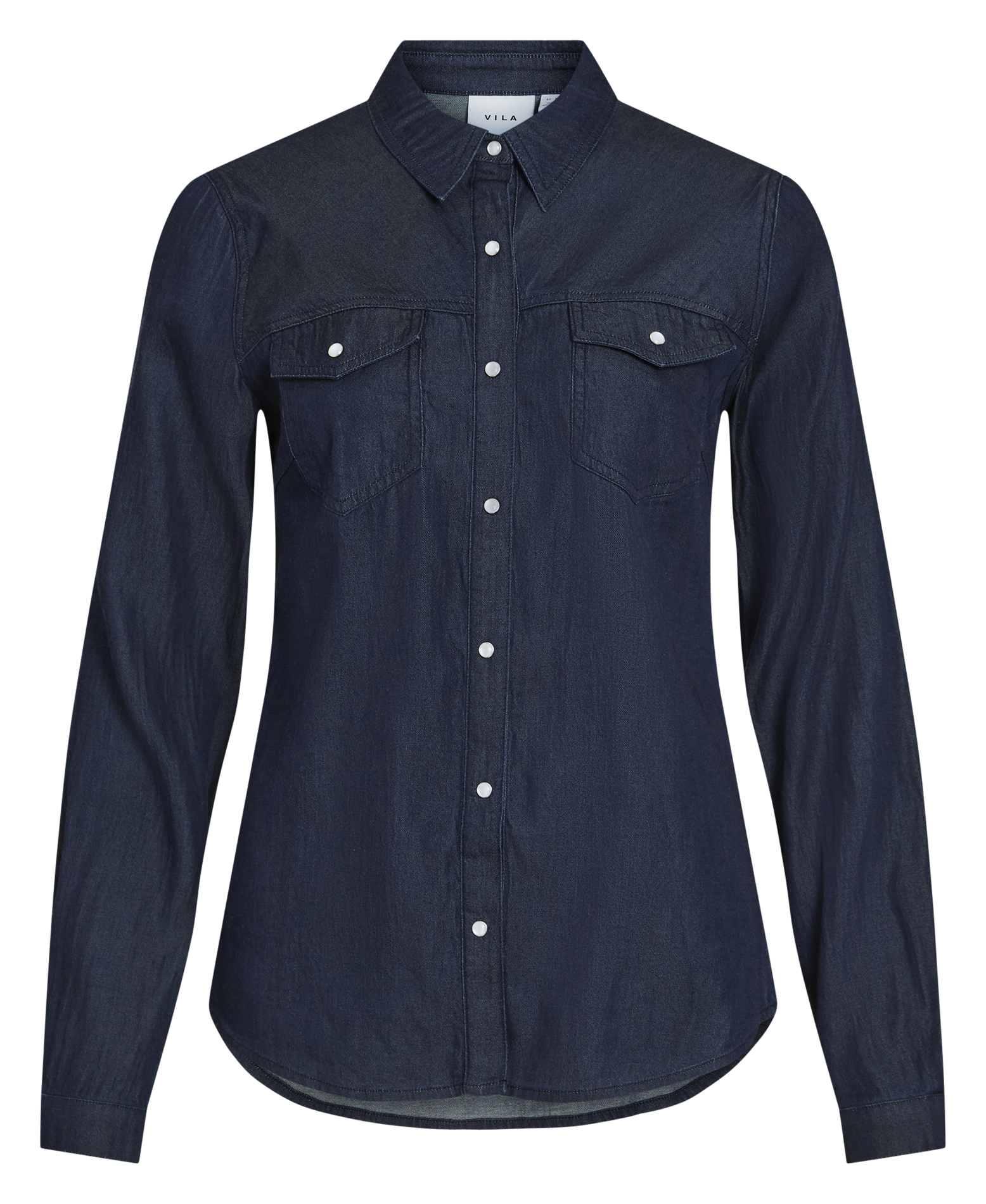 Gerade geschnittene Bluse VILA Blau