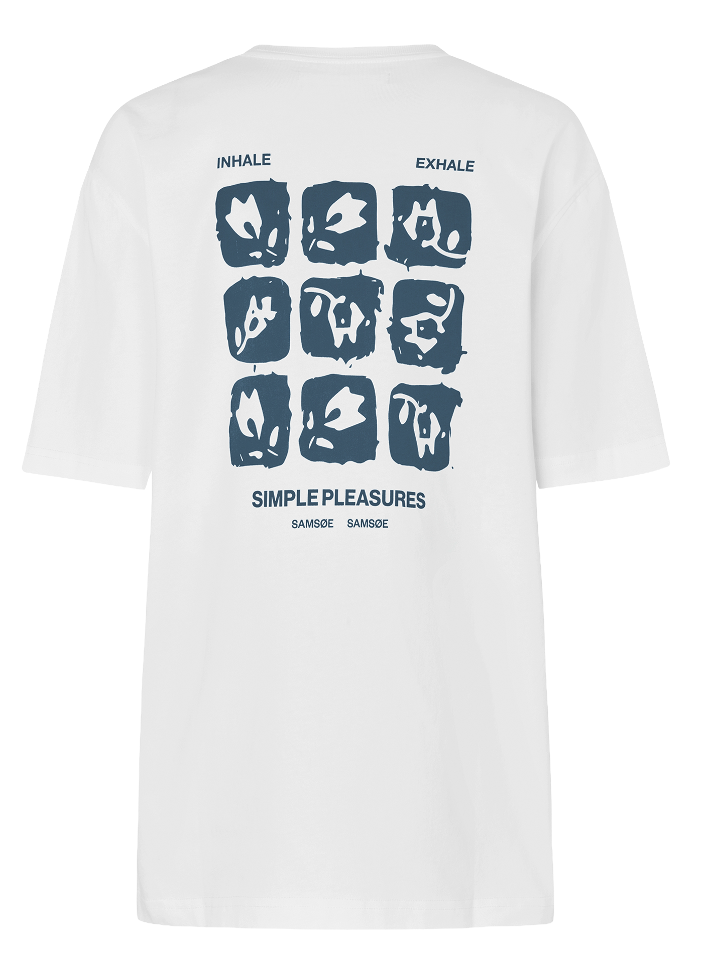 Round-neck organic cotton T-shirt SAMSOE SAMSOE Multicolored