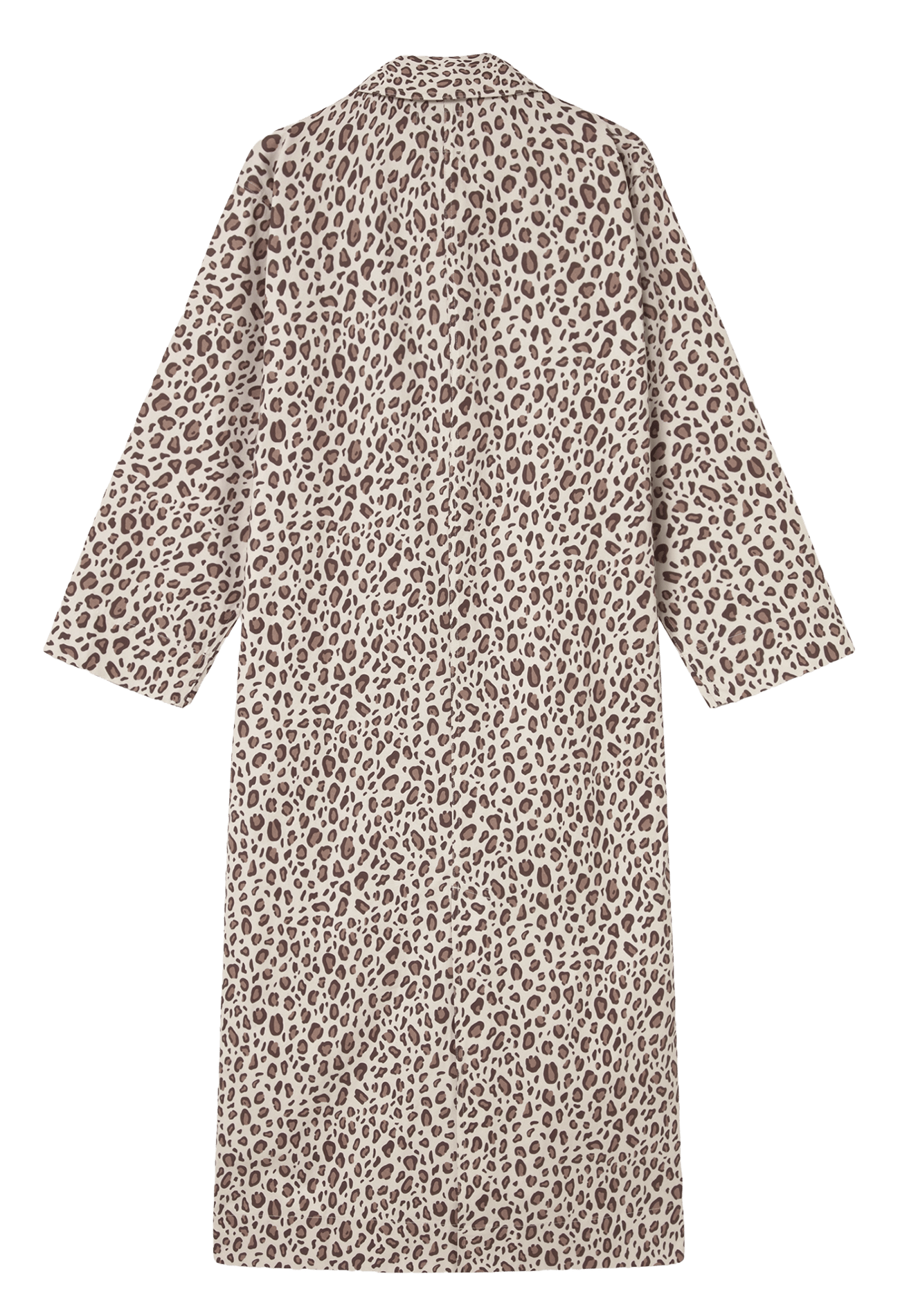 Manteau col classique imprimé THE TINY BIG SISTER Beige