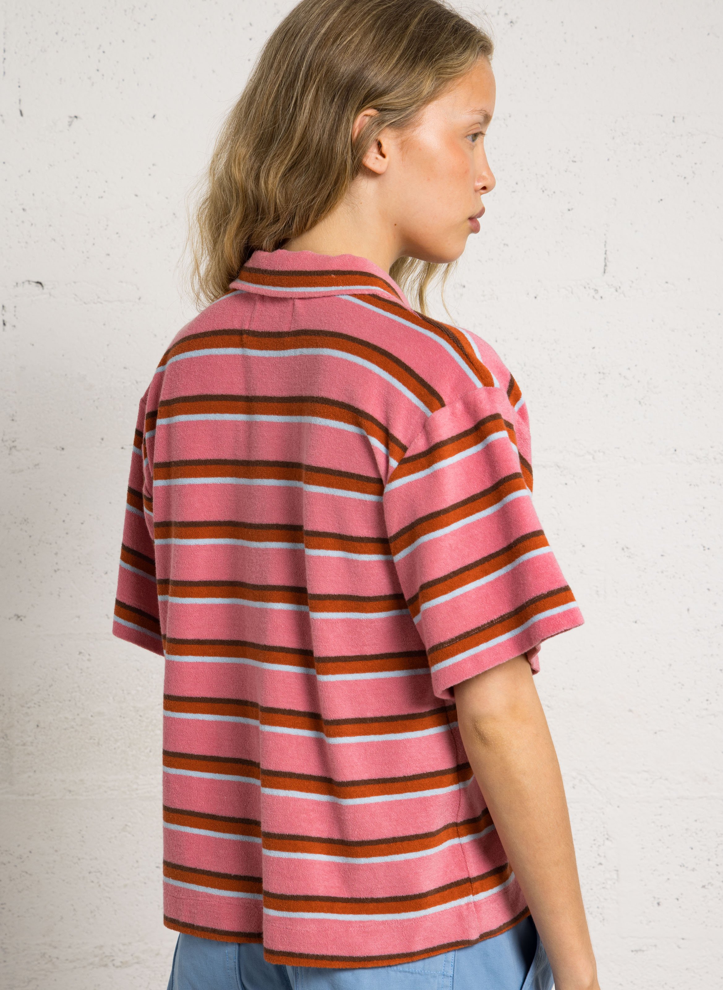 Gestreifter Strickpullover LEON & HARPER Rosa